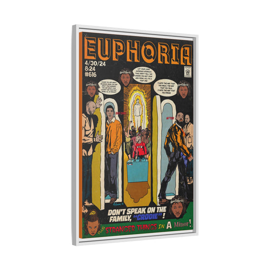 Kendrick Lamar - Euphoria - Gallery Canvas Wraps, Vertical Frame