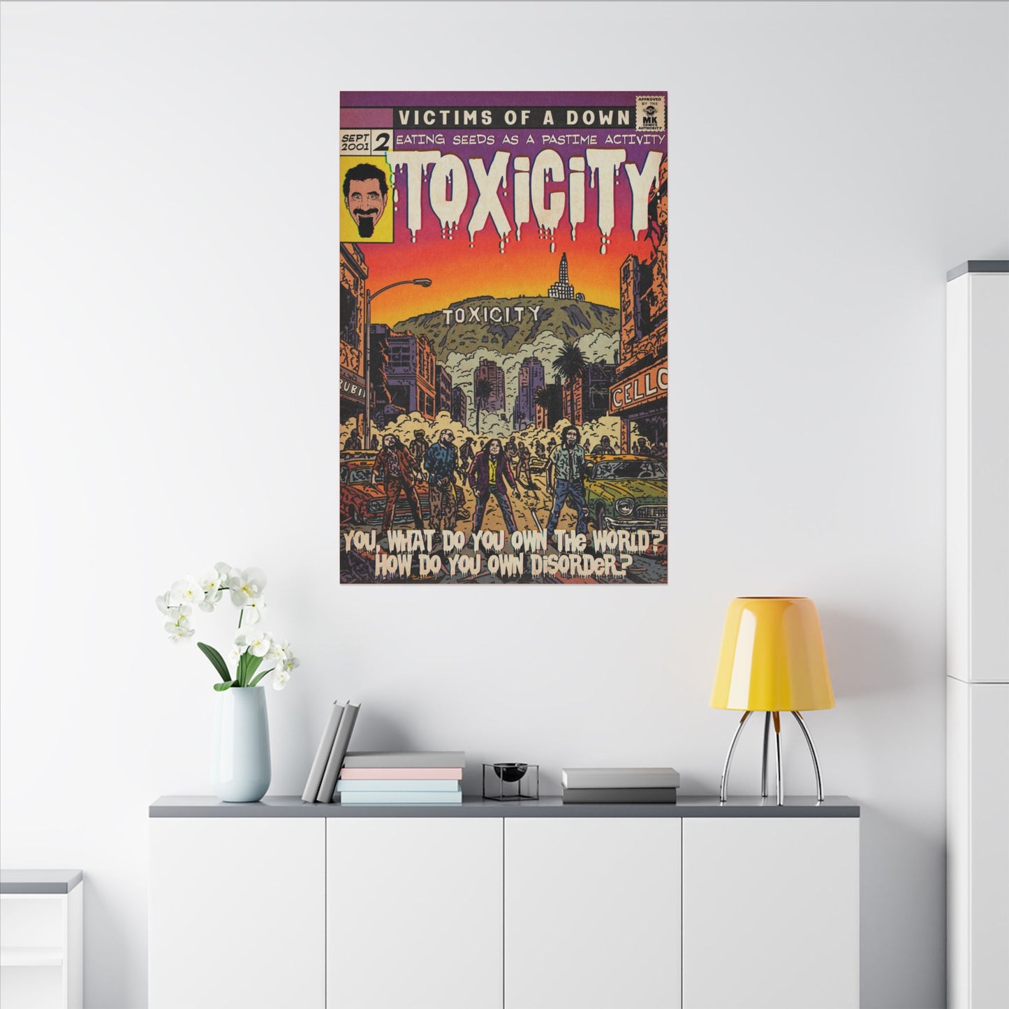Toxicity - Matte Canvas, Stretched, 0.75" (Multi-Size)
