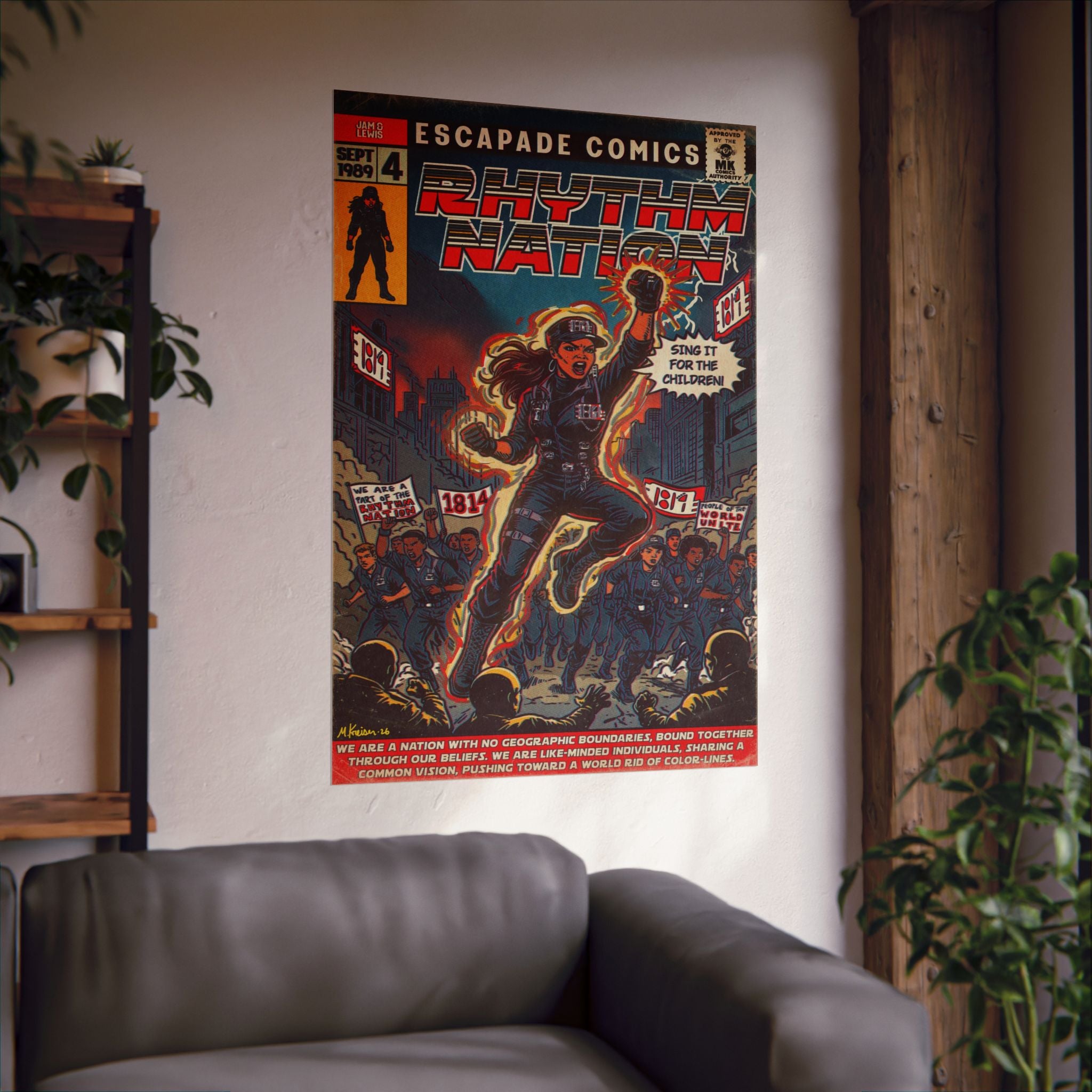Rhythm Nation - Matte Vertical Posters