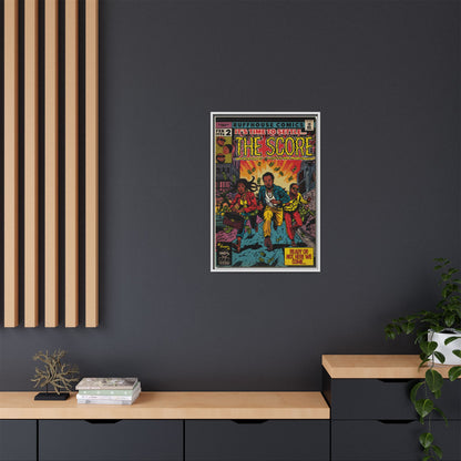 The Score - Matte Canvas, Framed (Multi-color)
