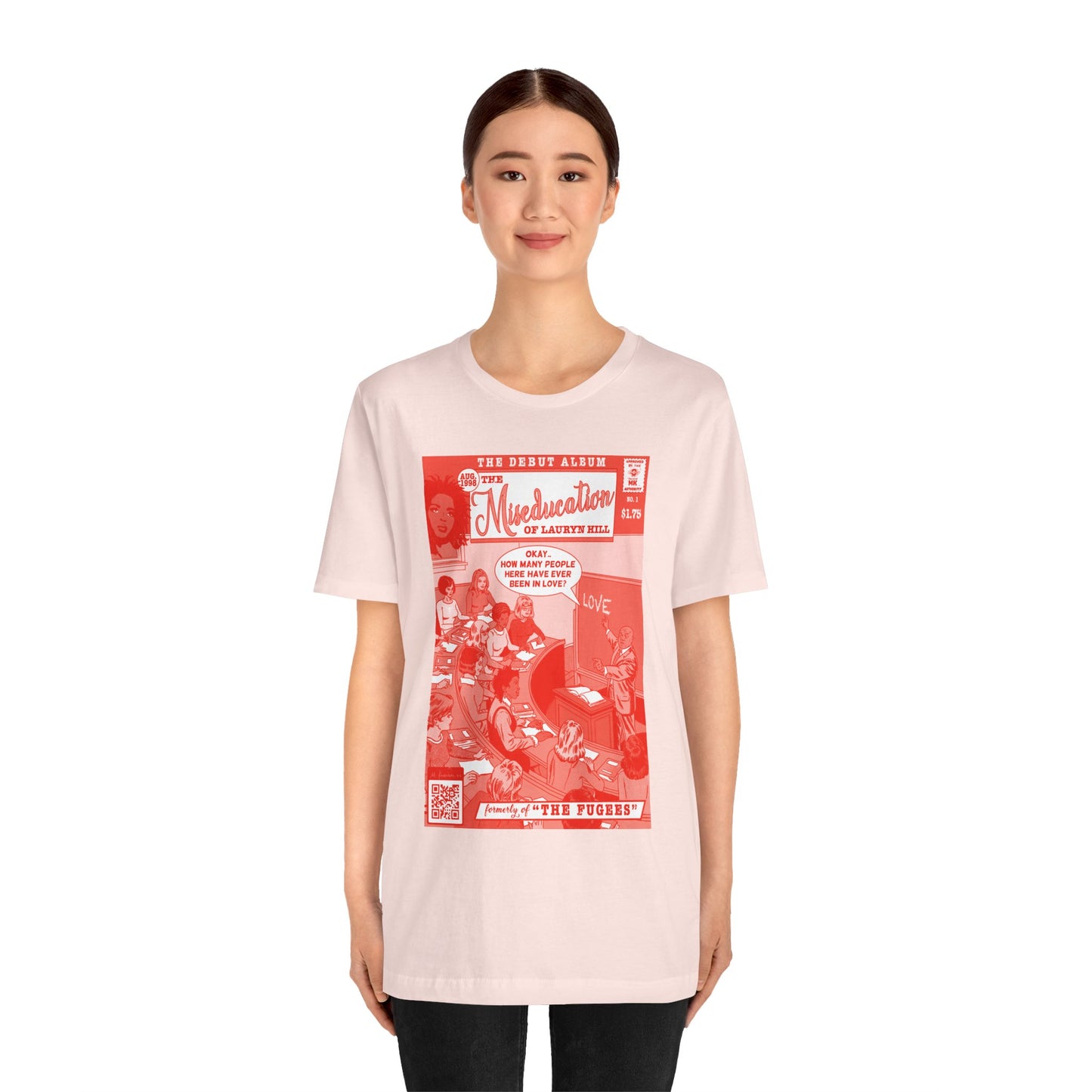 The Miseducation of Lauryn Hill.. - RED VARIANT - Unisex Jersey Short Sleeve Tee