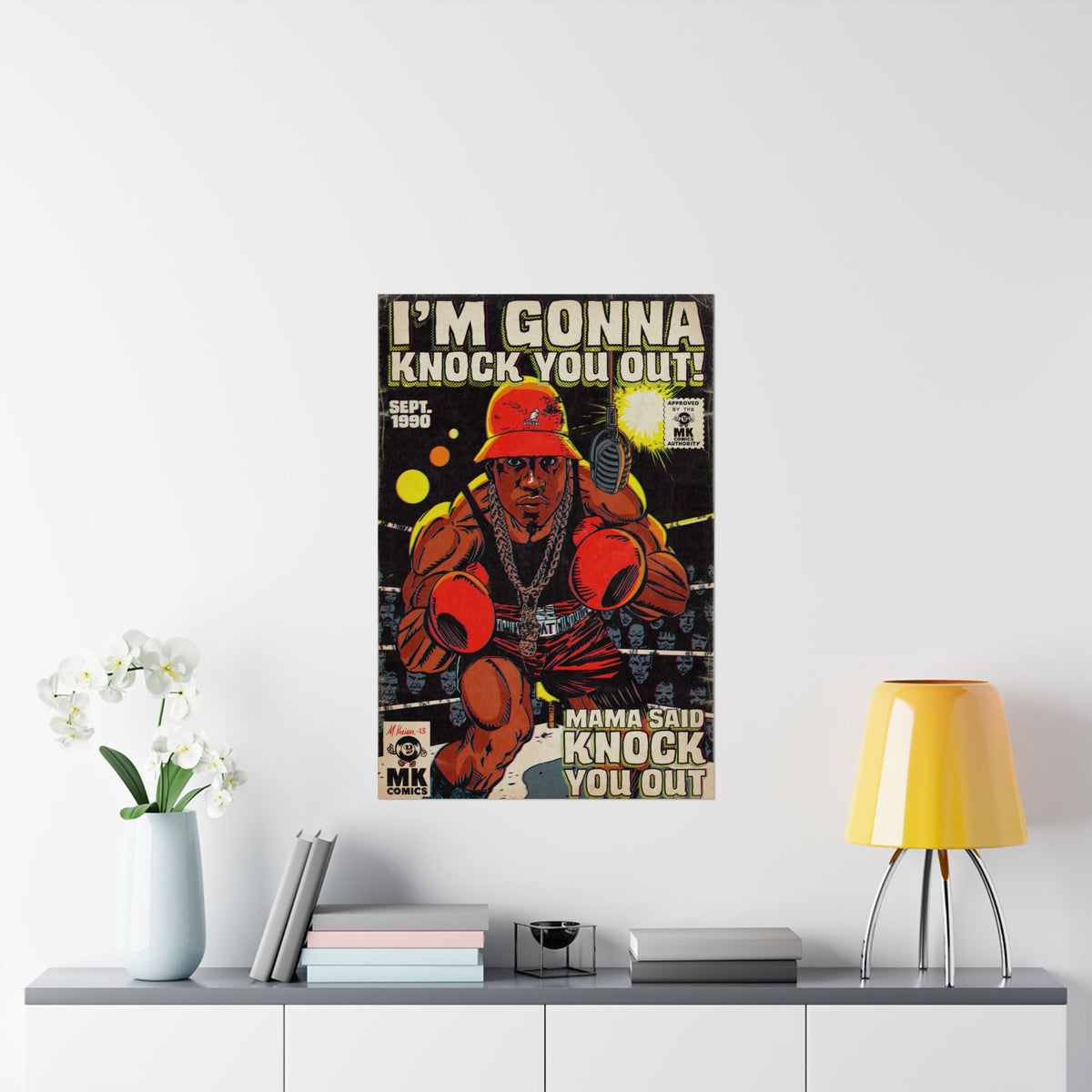 Mama Said Knock You Out – Matte vertikale Poster