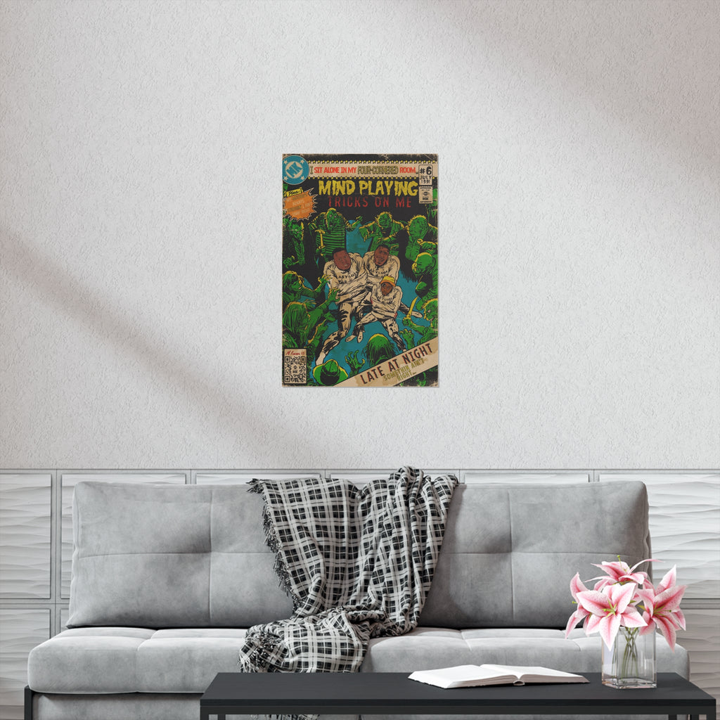 Mind Playing Tricks - Vertical Matte Poster