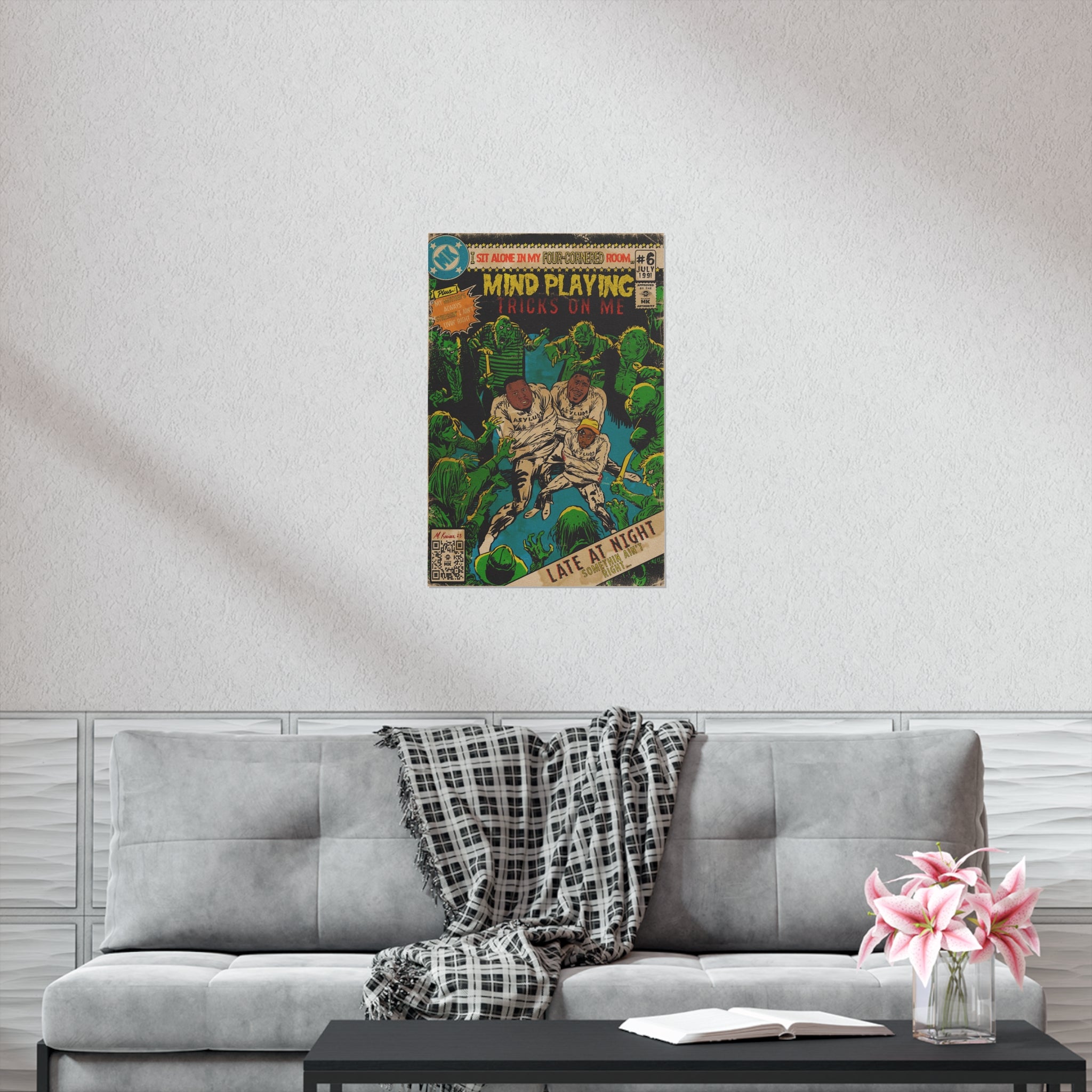 Mind Playing Tricks - Vertical Matte Poster