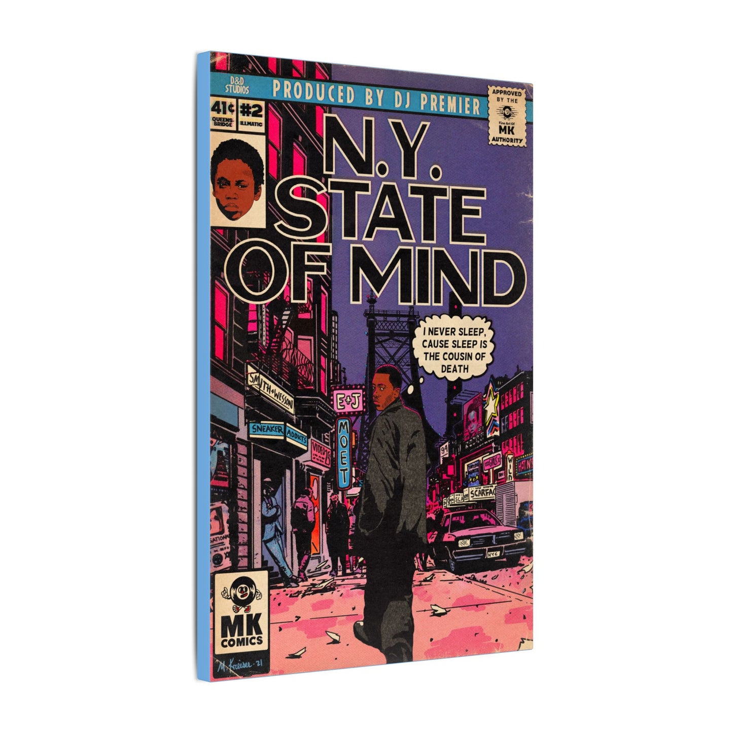 NY State of Mind - Matte Canvas, Stretched