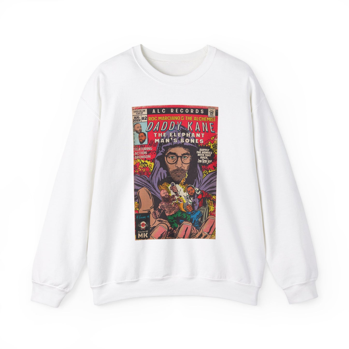 Roc Marciano, Alchemist, Action Bronson - Daddy Kane - Unisex Heavy Blend™ Crewneck Sweatshirt