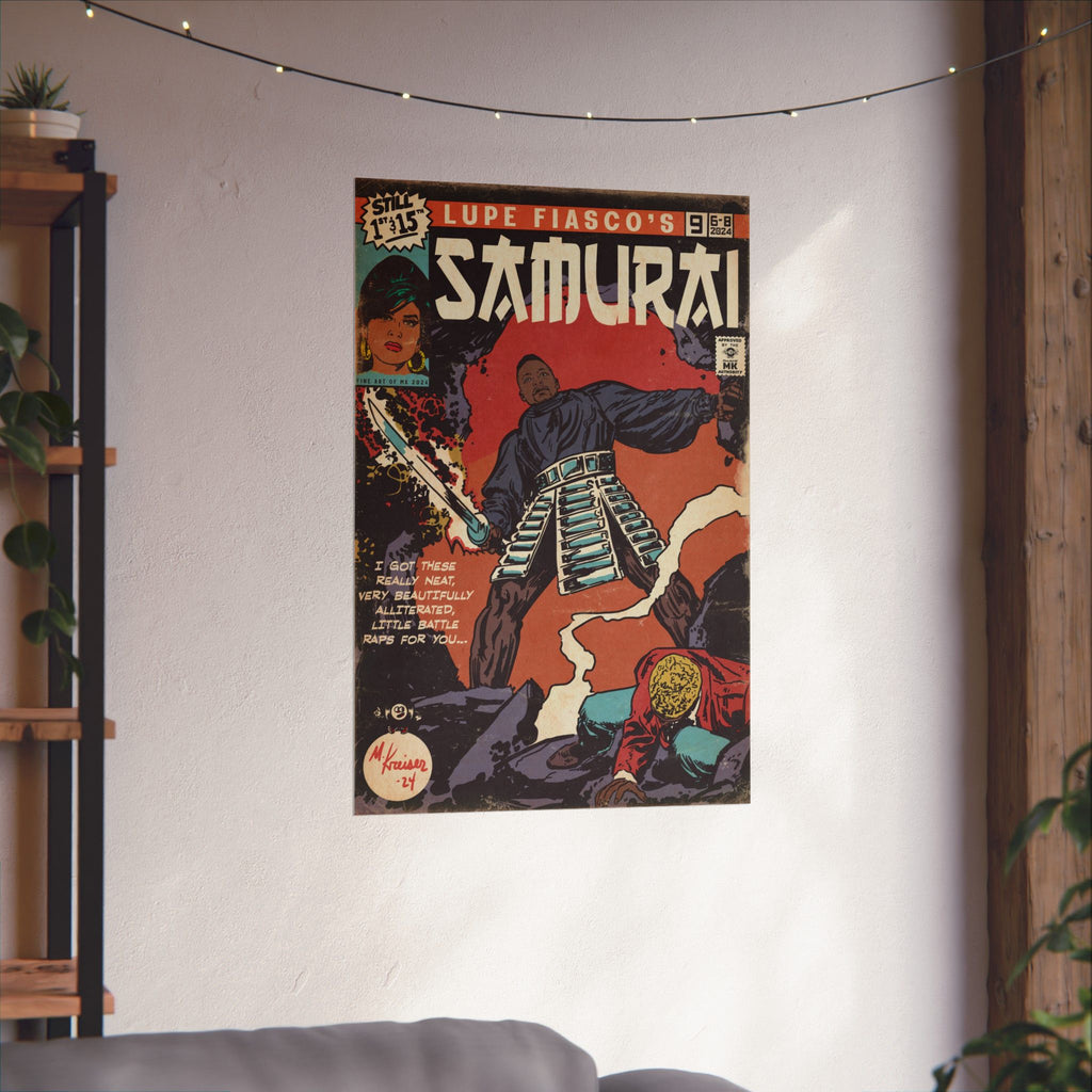 Samurai - Matte Vertical Poster
