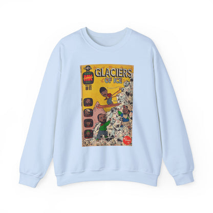 Rae, Ghost, Masta - Glaciers of Ice - Unisex Heavy Blend™ Crewneck Sweatshirt