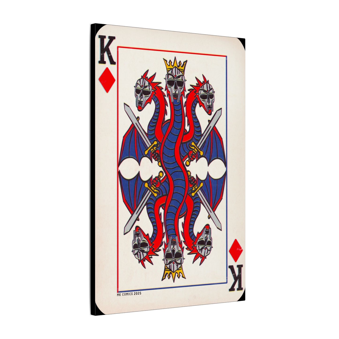 King Geedorah - Matte Canvas, Stretched, 0.75" (Multi-Size)