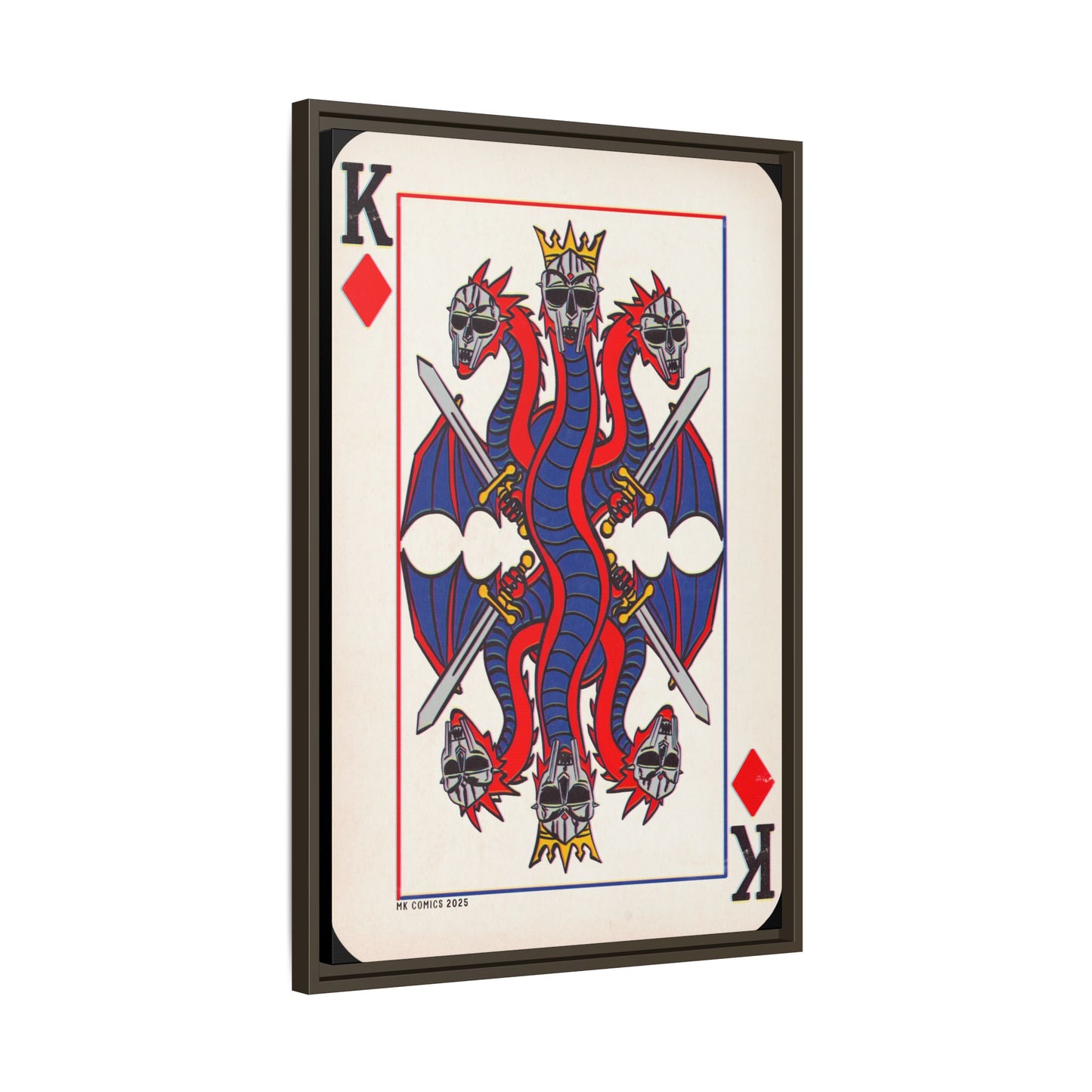 King Geedorah - Matte Canvas, Framed (Multi-color)