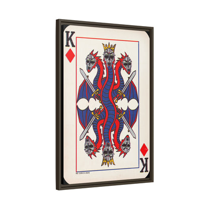 King Geedorah - Matte Canvas, Framed (Multi-color)