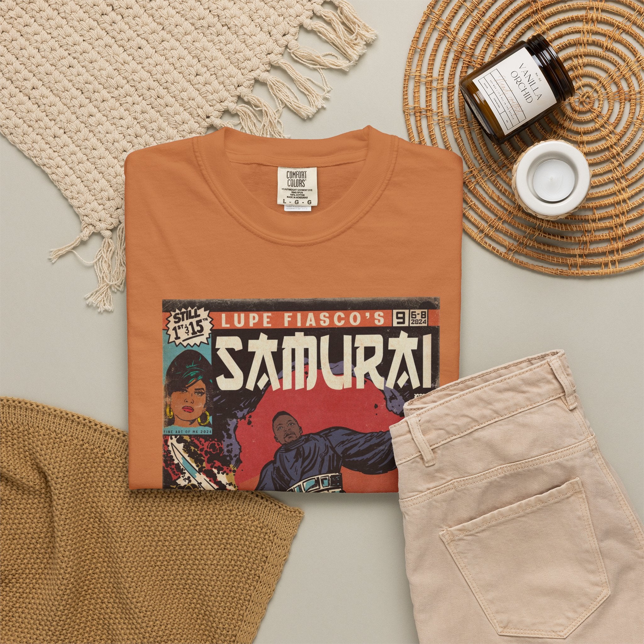 Samurai - Unisex Comfort Colors T-shirt