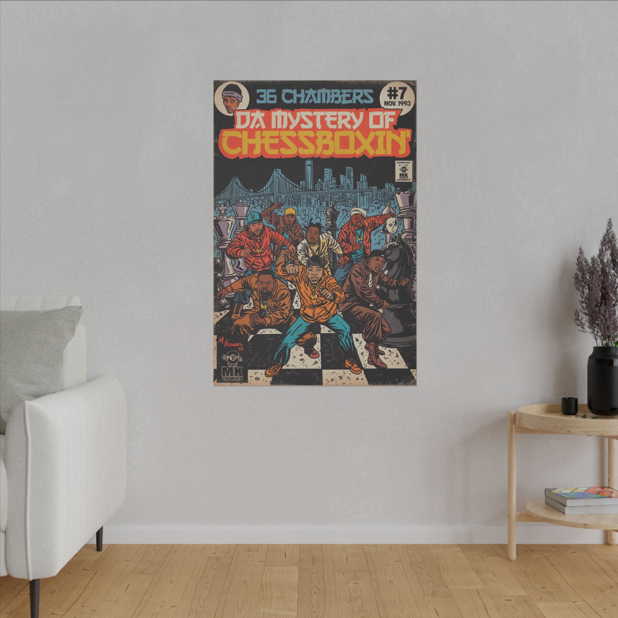 Da Mystery of Chessboxin - Matte Canvas, Stretched, 0.75" (Multi-Size)