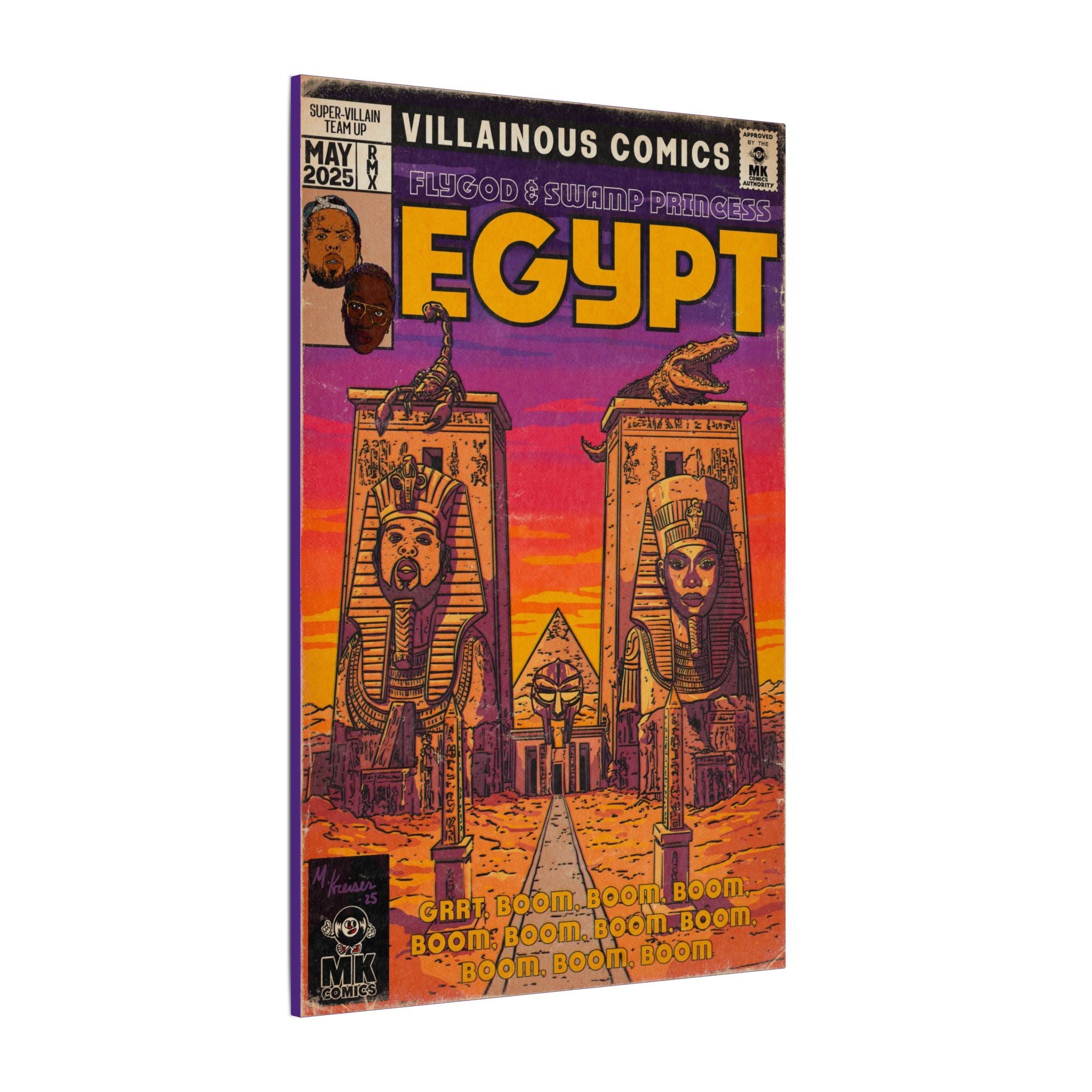 Egypt Remix - Matte Canvas, Stretched, 0.75" (Multi-Size)