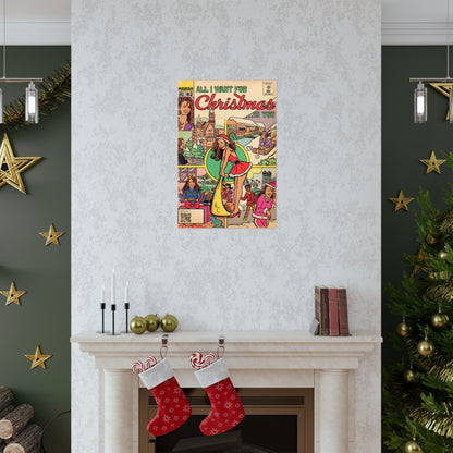 Mariah Carey - All I Want For Christmas.. - Vertical Matte Poster