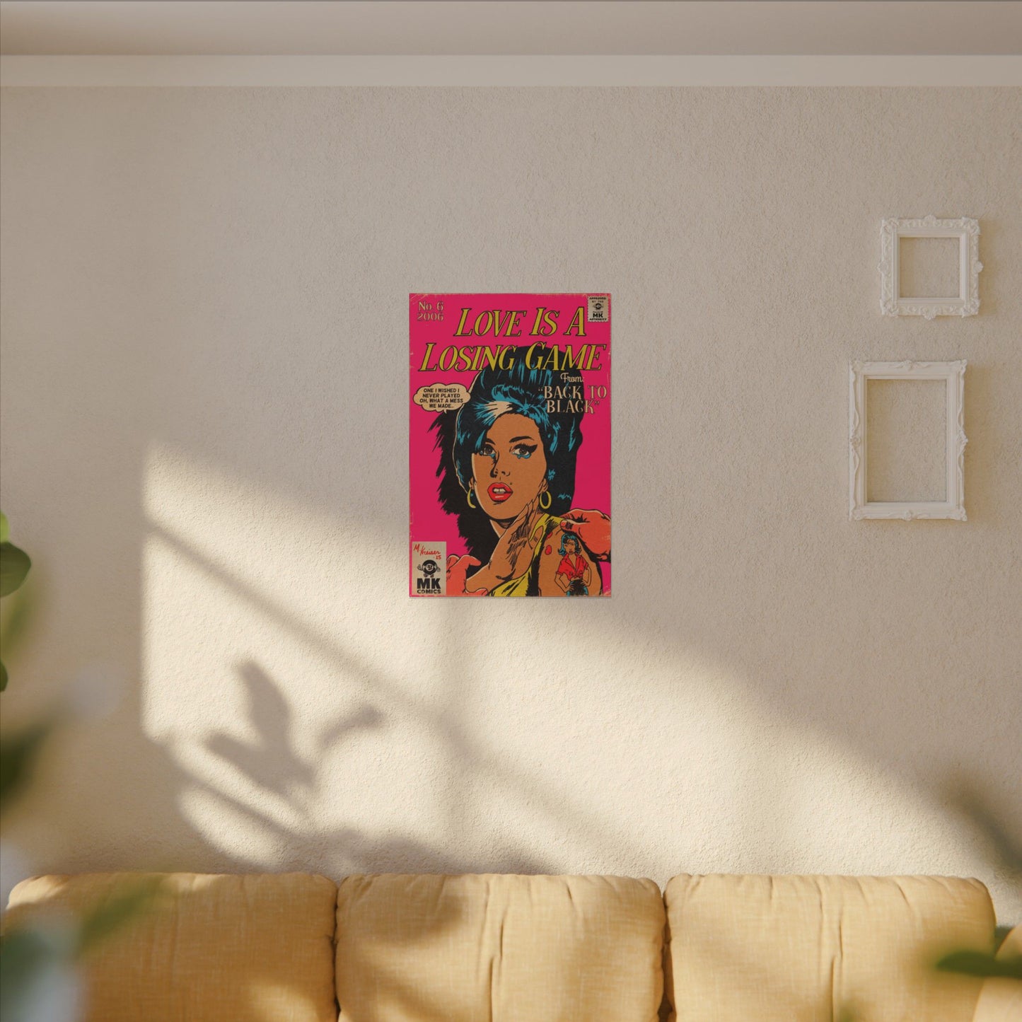 Love Is A Losing Game - Matte Canvas, Stretched