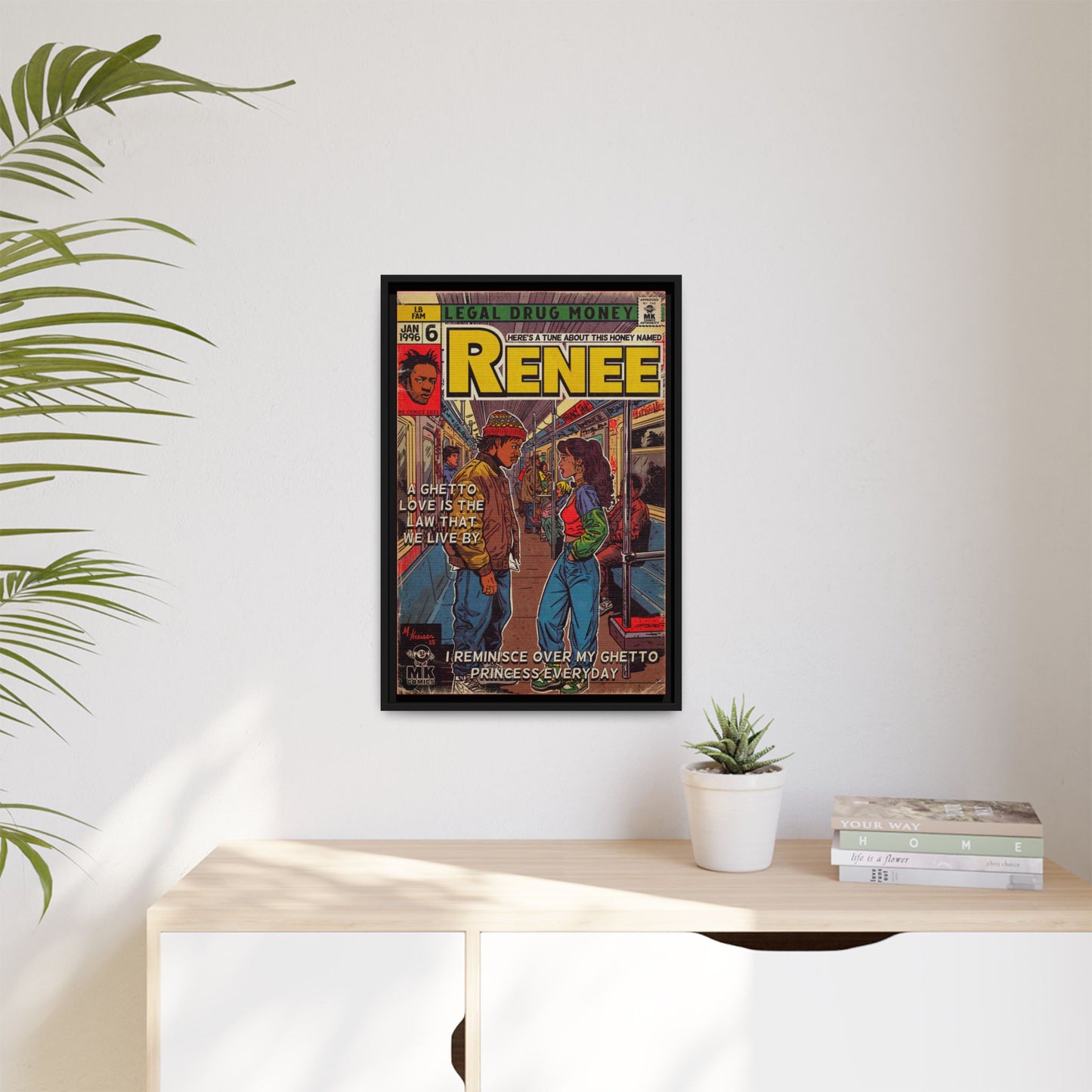 Lost Boyz - Renee - Matte Canvas, Framed (Multi-color)