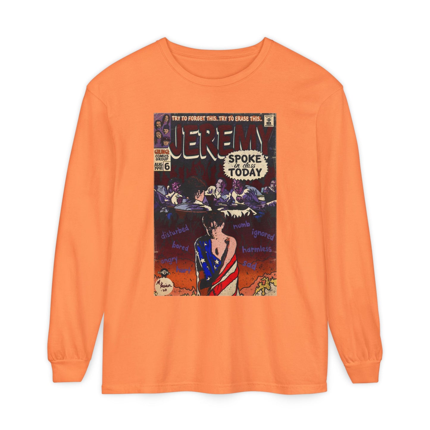 Jeremy - Unisex Comfort Colors Long Sleeve T-Shirt