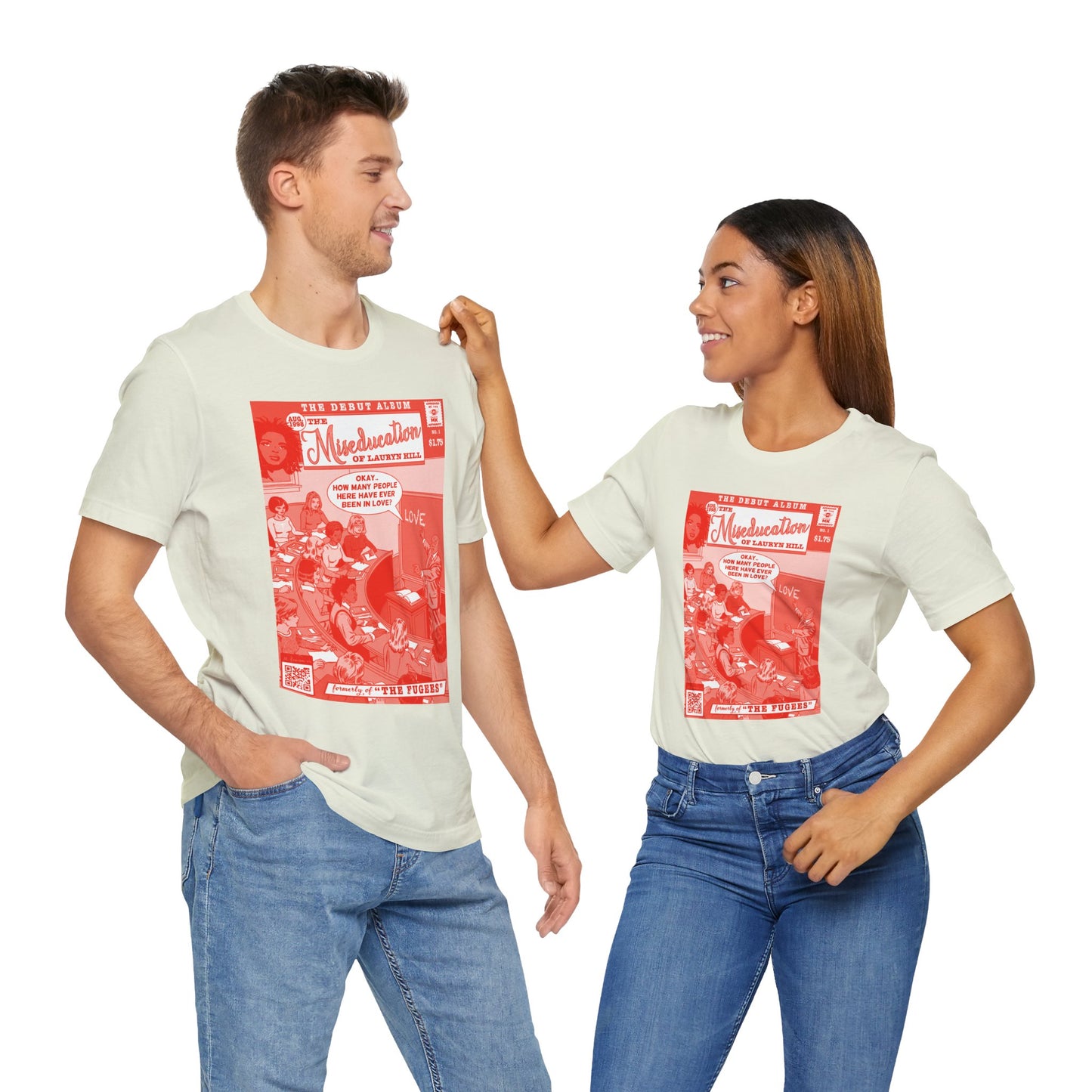 The Miseducation of Lauryn Hill.. - RED VARIANT - Unisex Jersey Short Sleeve Tee