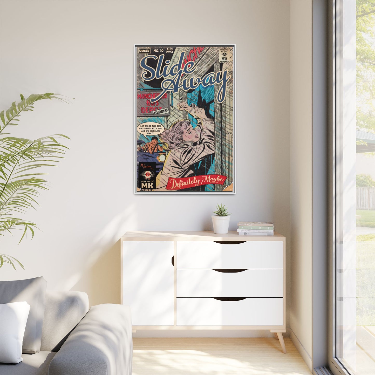 Oasis - Slide Away - Gallery Canvas Wraps, Vertical Frame