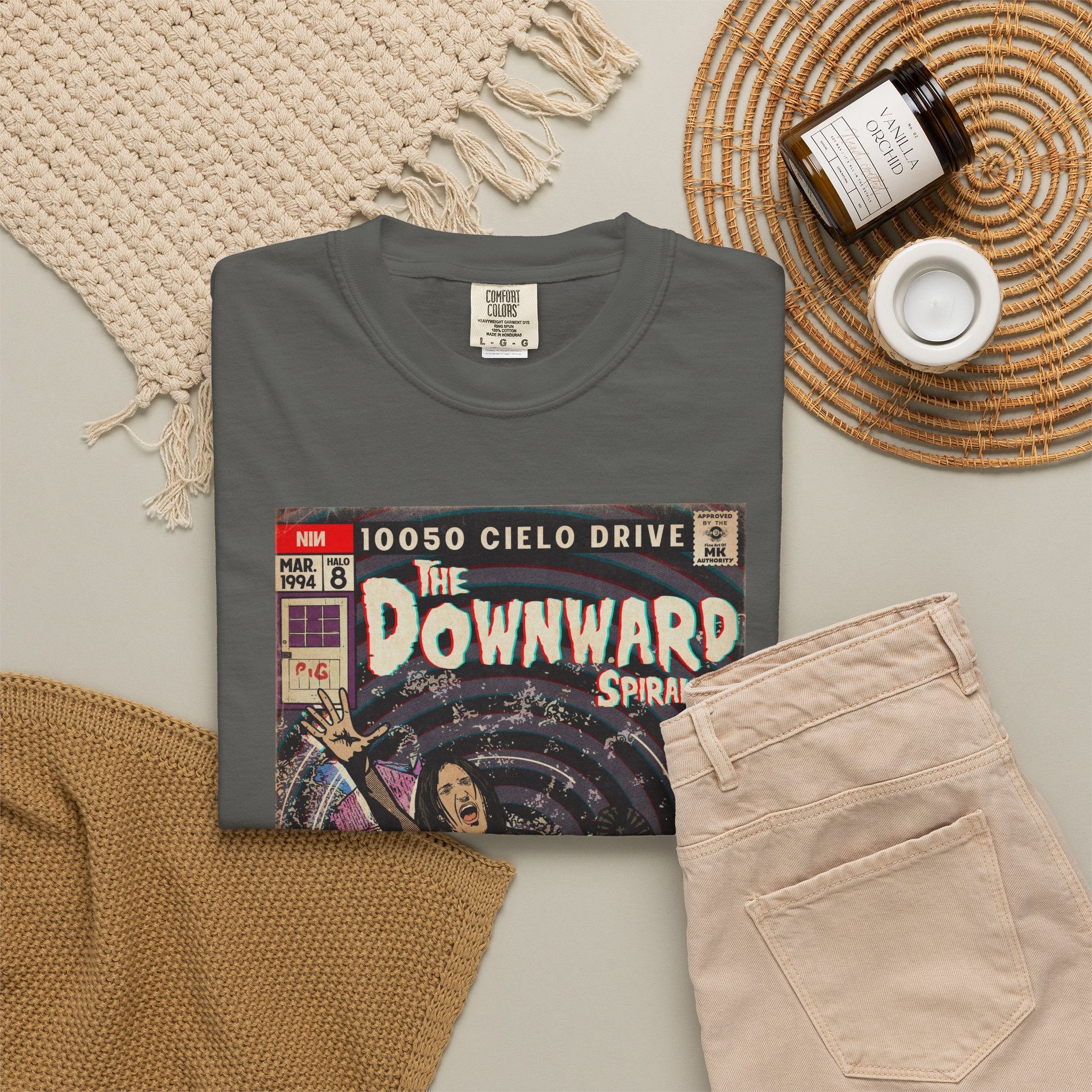 The Downward Spiral - Unisex Comfort Colors T-shirt