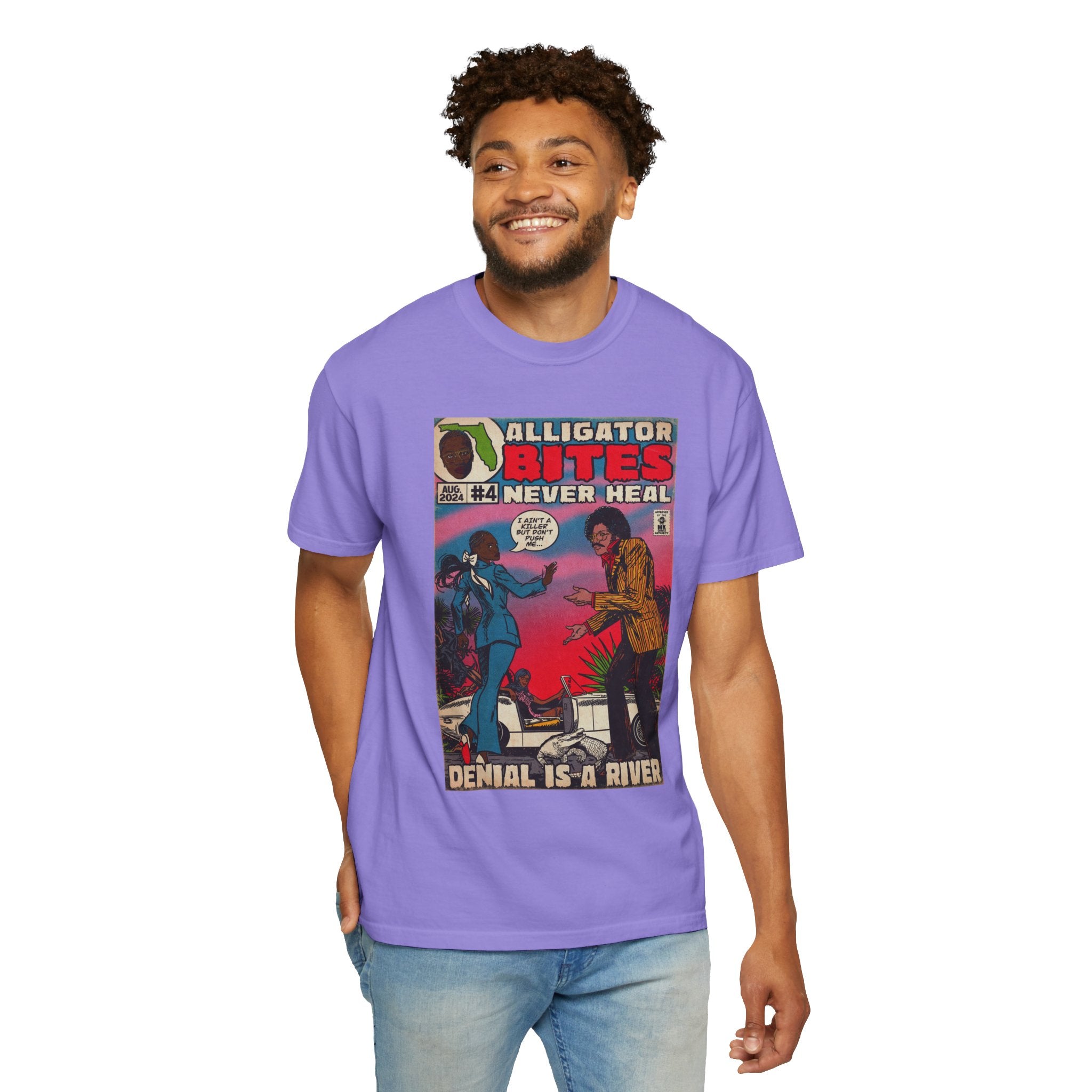 Denial is a River - Unisex Comfort Colors T-shirt