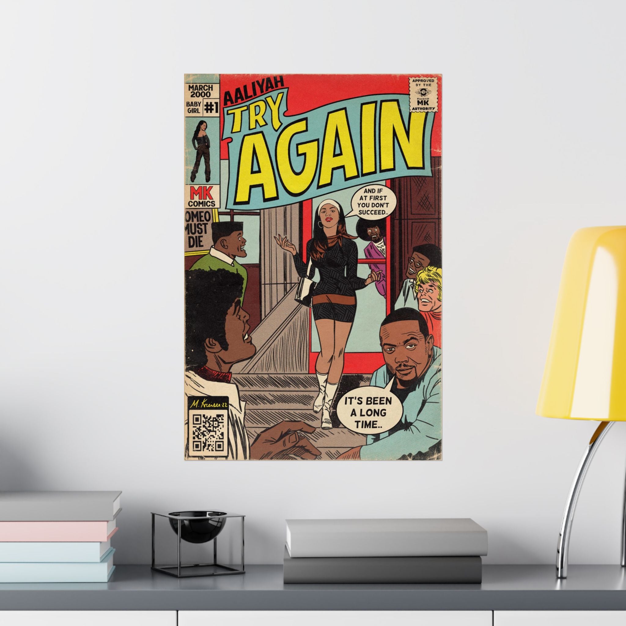 Try Again - Matte Vertical Posters