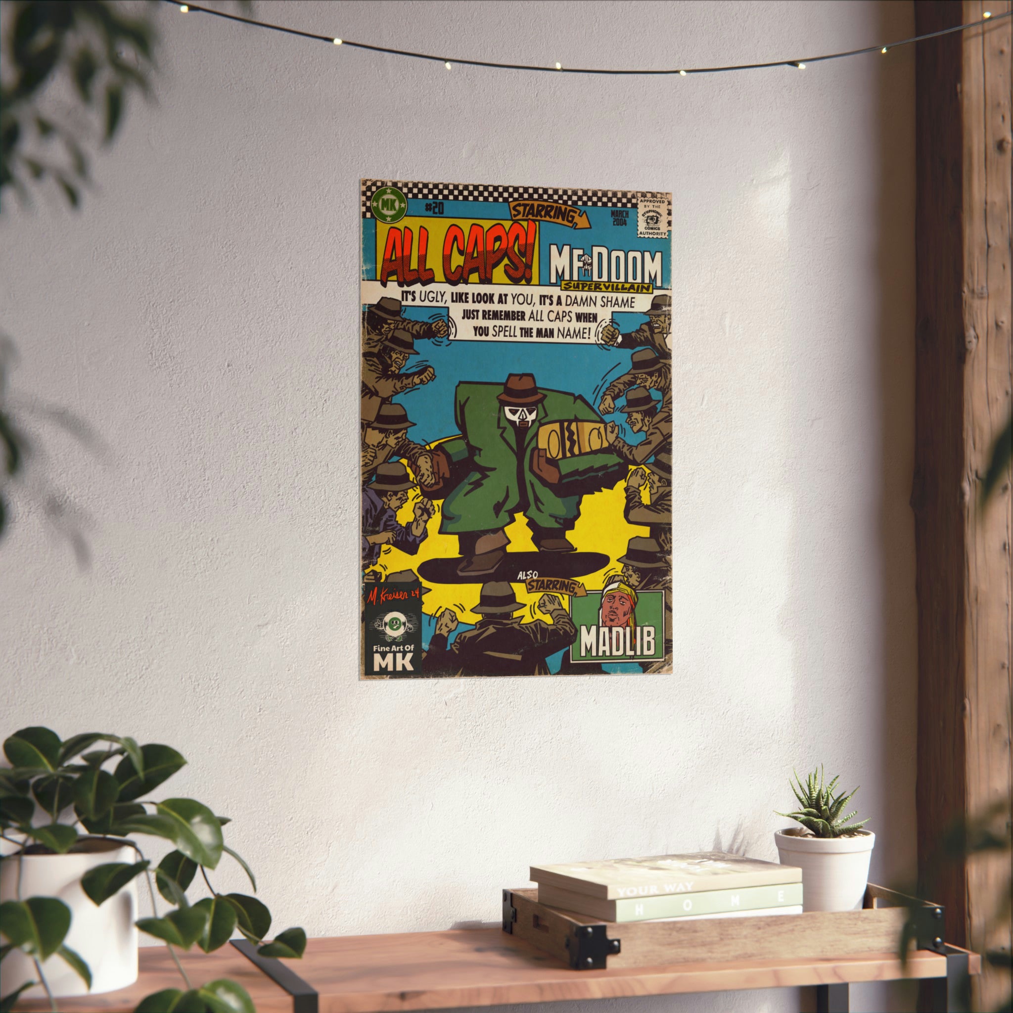All Caps - Matte Vertical Posters