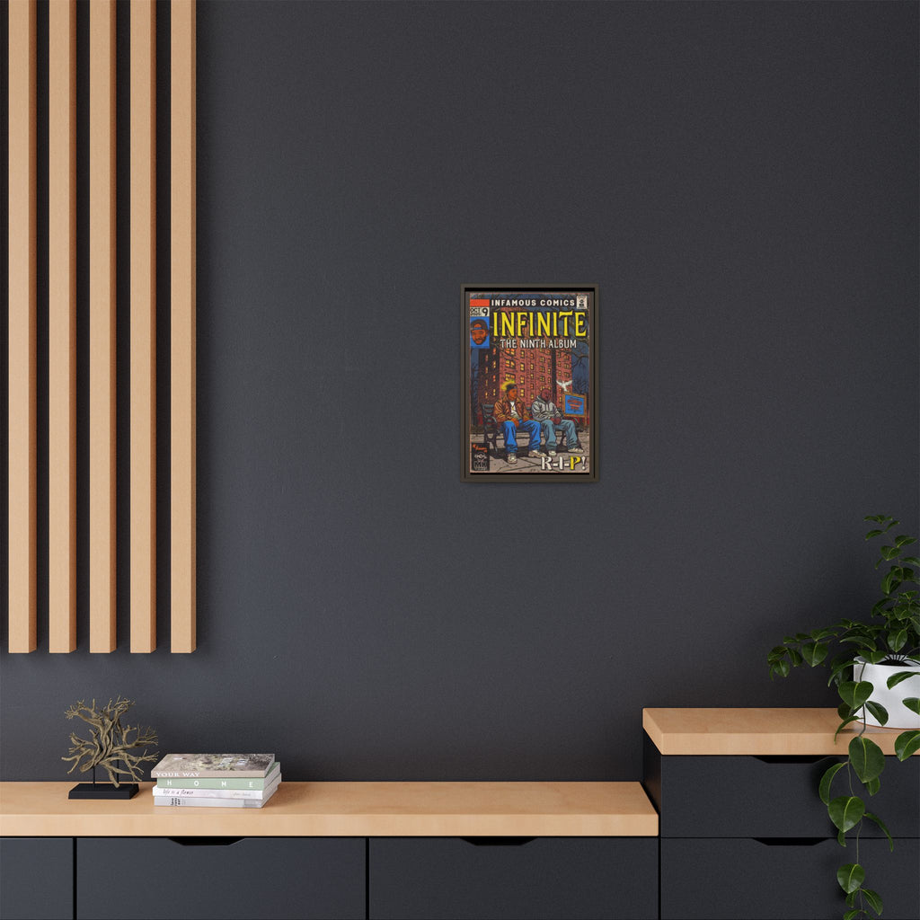Infinite - Comic Book Art - Matte Canvas, Framed (Multi-color)