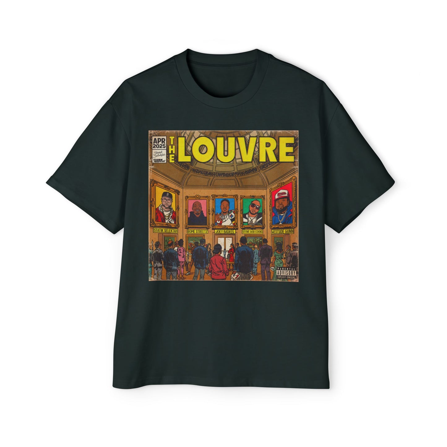 The Louvre - Men's Heavy Oversized Tee