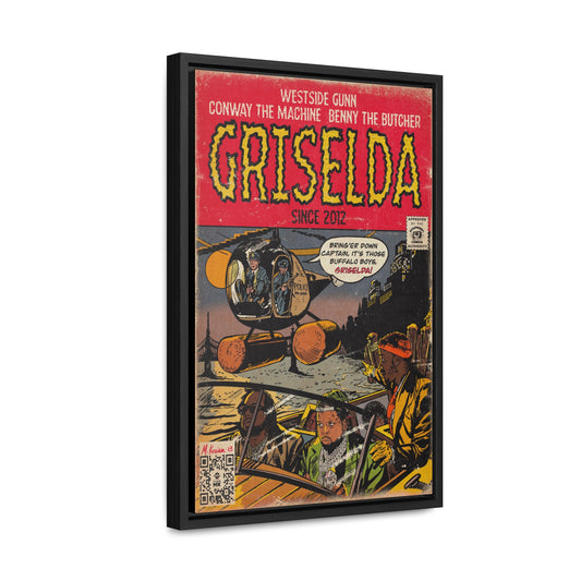 Griselda - Comic Book Art - Gallery Canvas Wraps, Vertical Frame