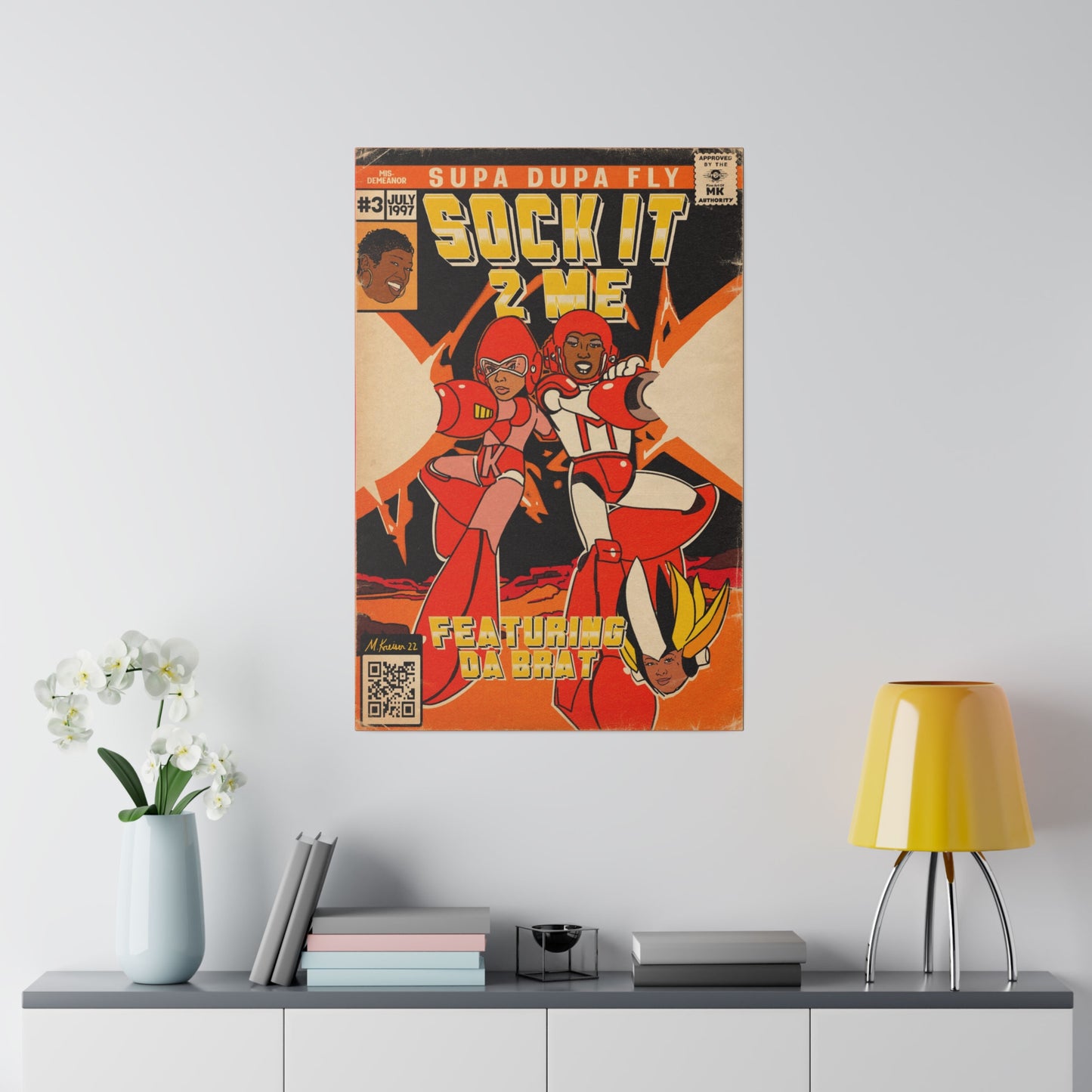 Missy Elliot, Da Brat, & Lil Kim - Sock It To Me - Matte Canvas, Stretched