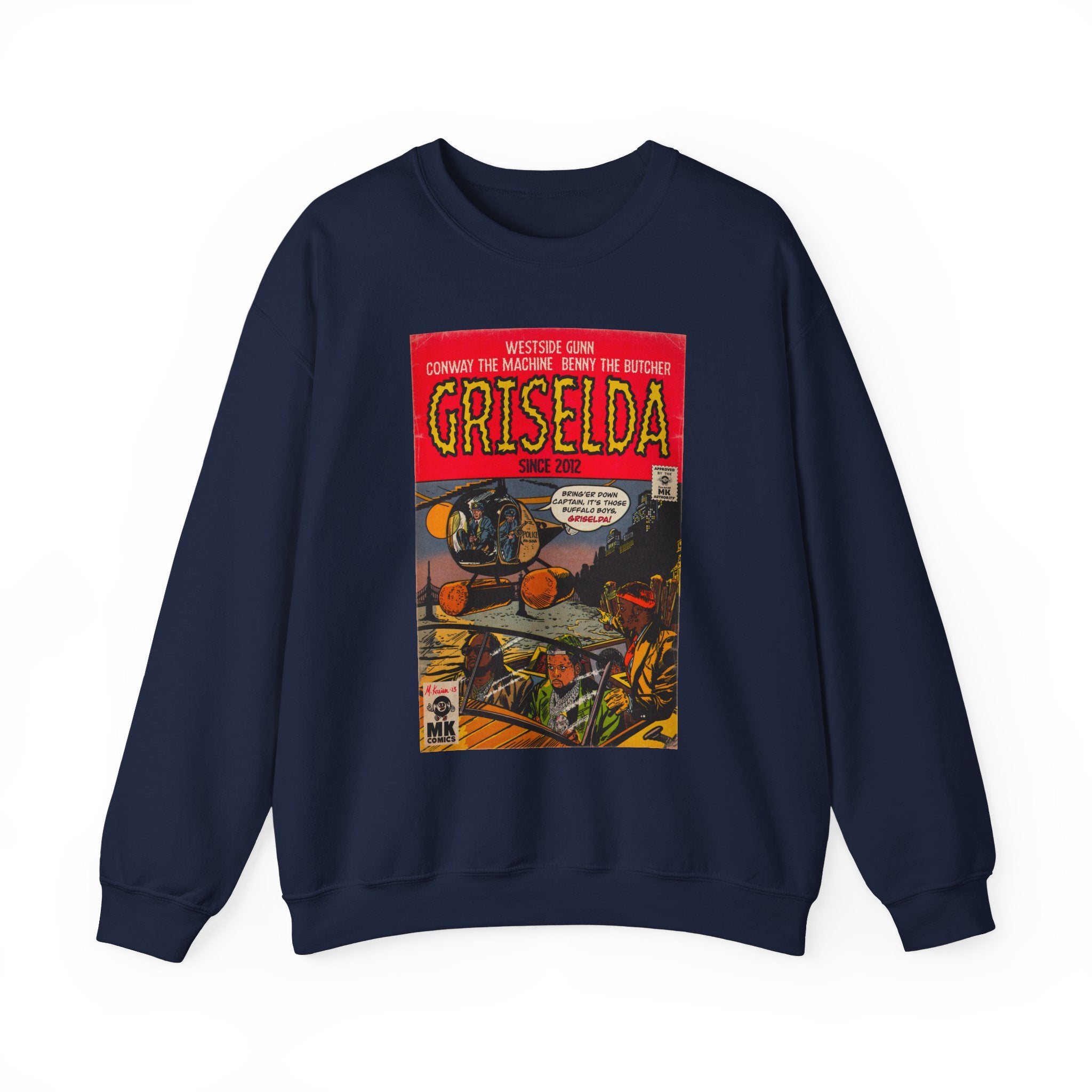 Griselda - Comic Book Art - Unisex Heavy Blend™ Crewneck Sweatshirt