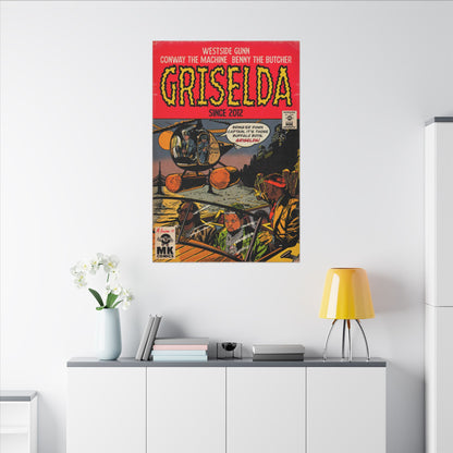 Griselda - Comic Book Art - Matte Canvas, Stretched, 0.75"