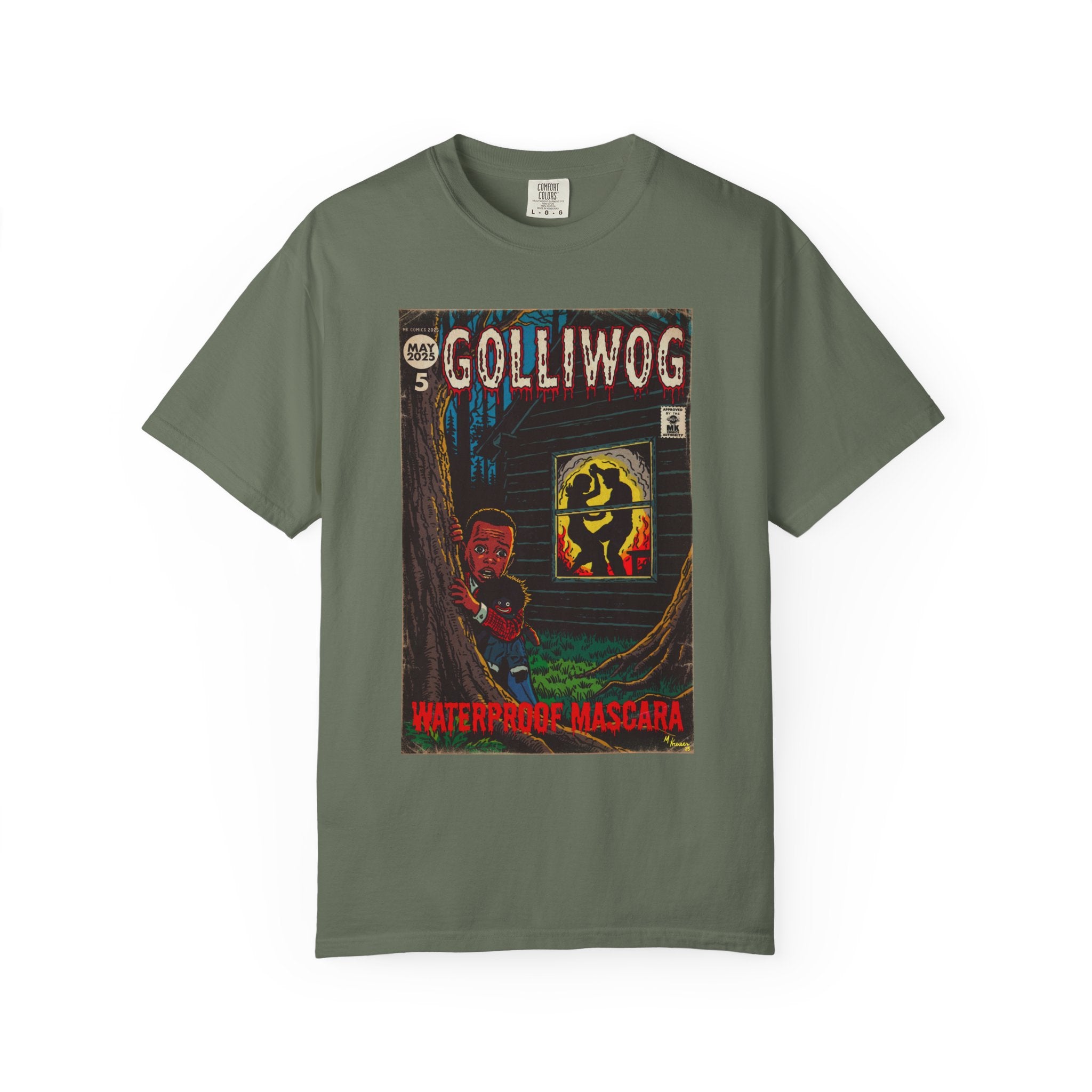 Waterproof Mascara - Golliwog - Unisex Garment-Dyed T-shirt