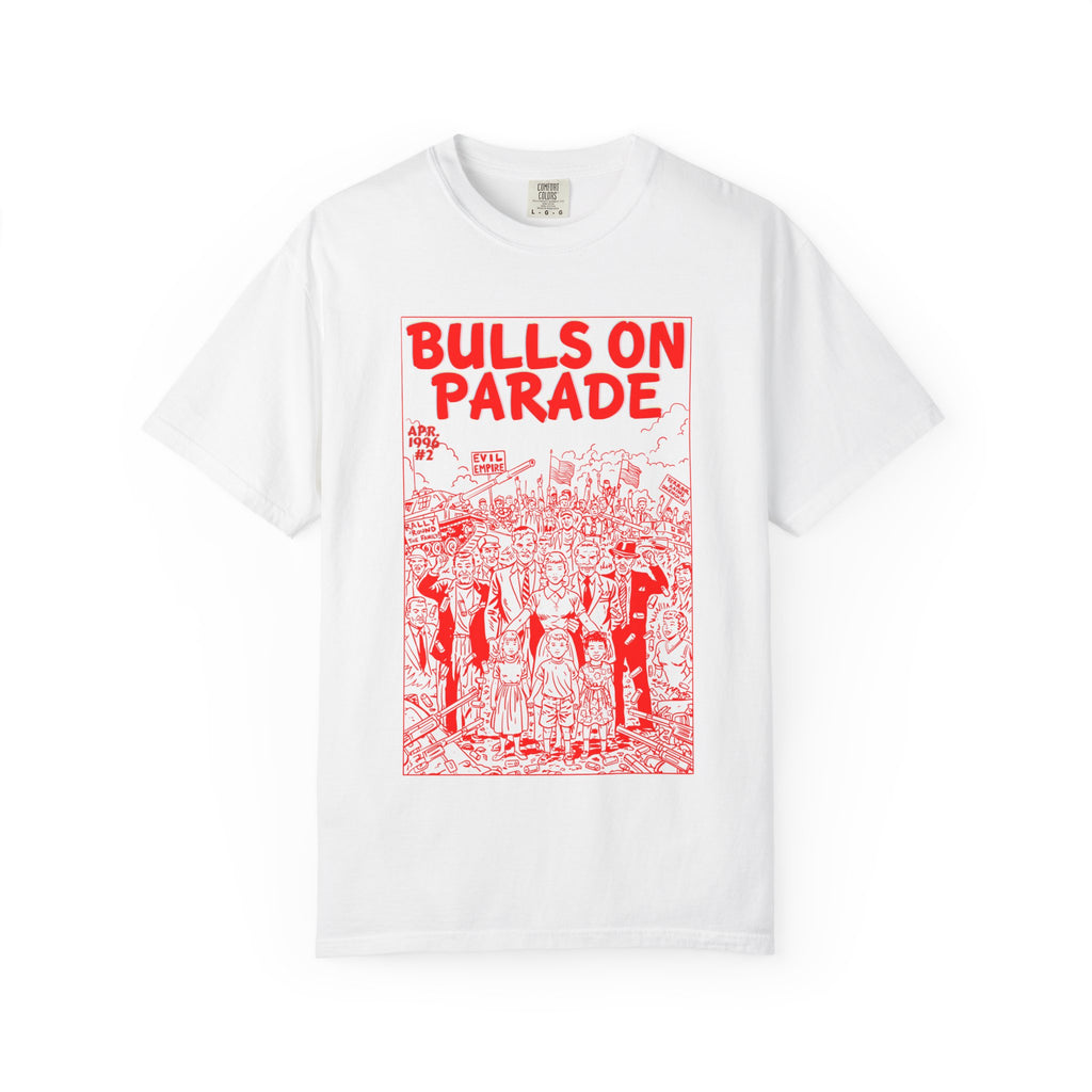 Bulls Parade - RED - Unisex Comfort Colors T-shirt