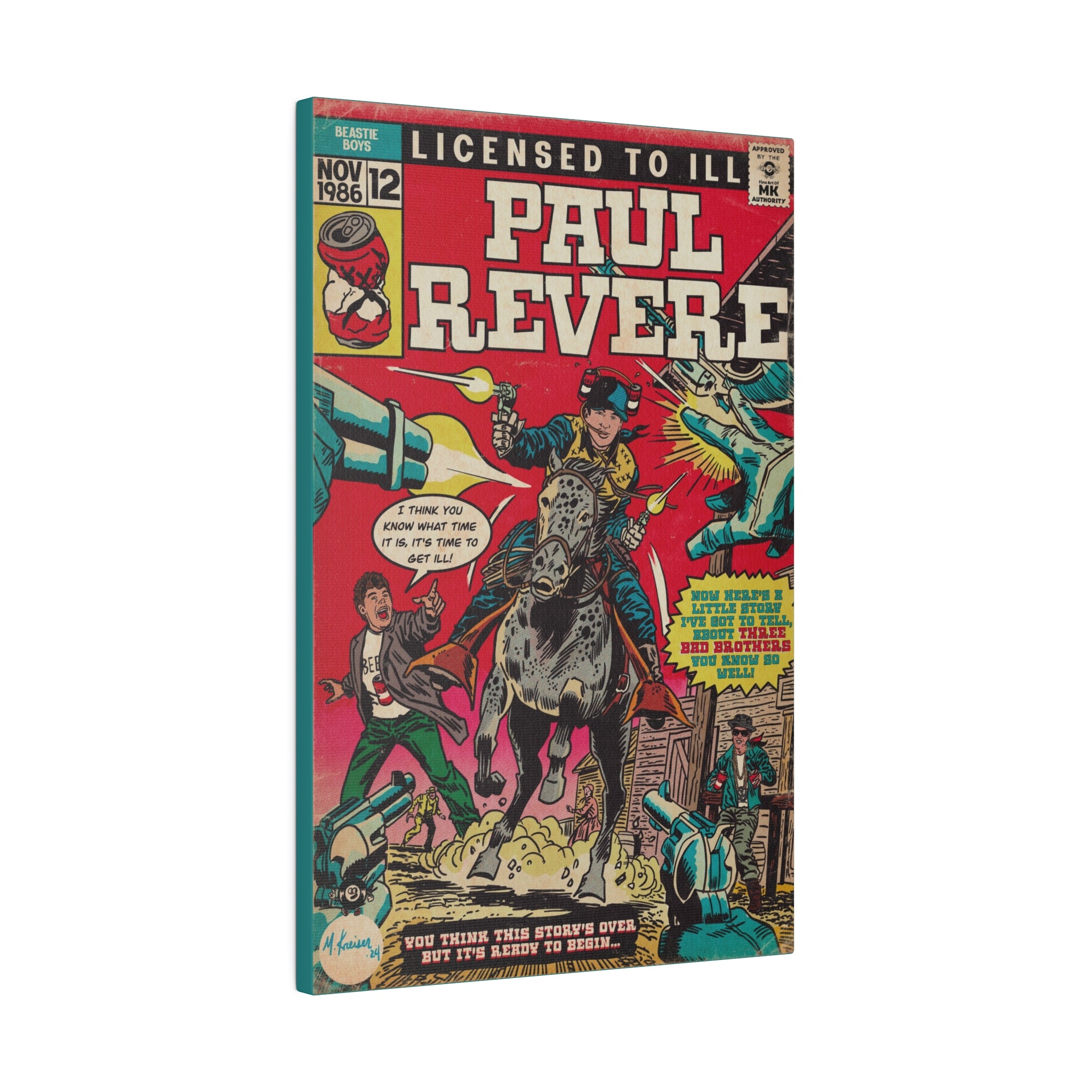 Paul Revere - Matte Canvas, Stretched, 0.75"