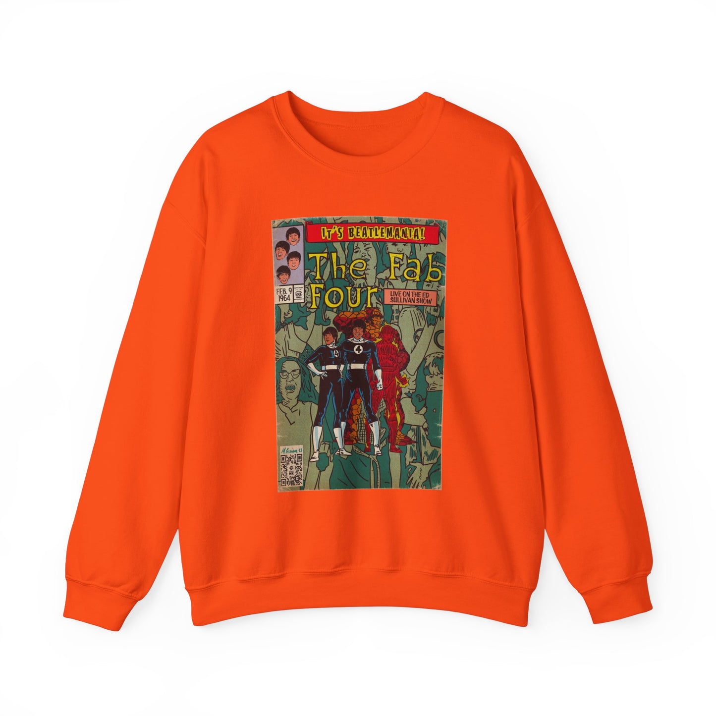 The Beatles - Beatlemania -  Unisex Heavy Blend™ Crewneck Sweatshirt