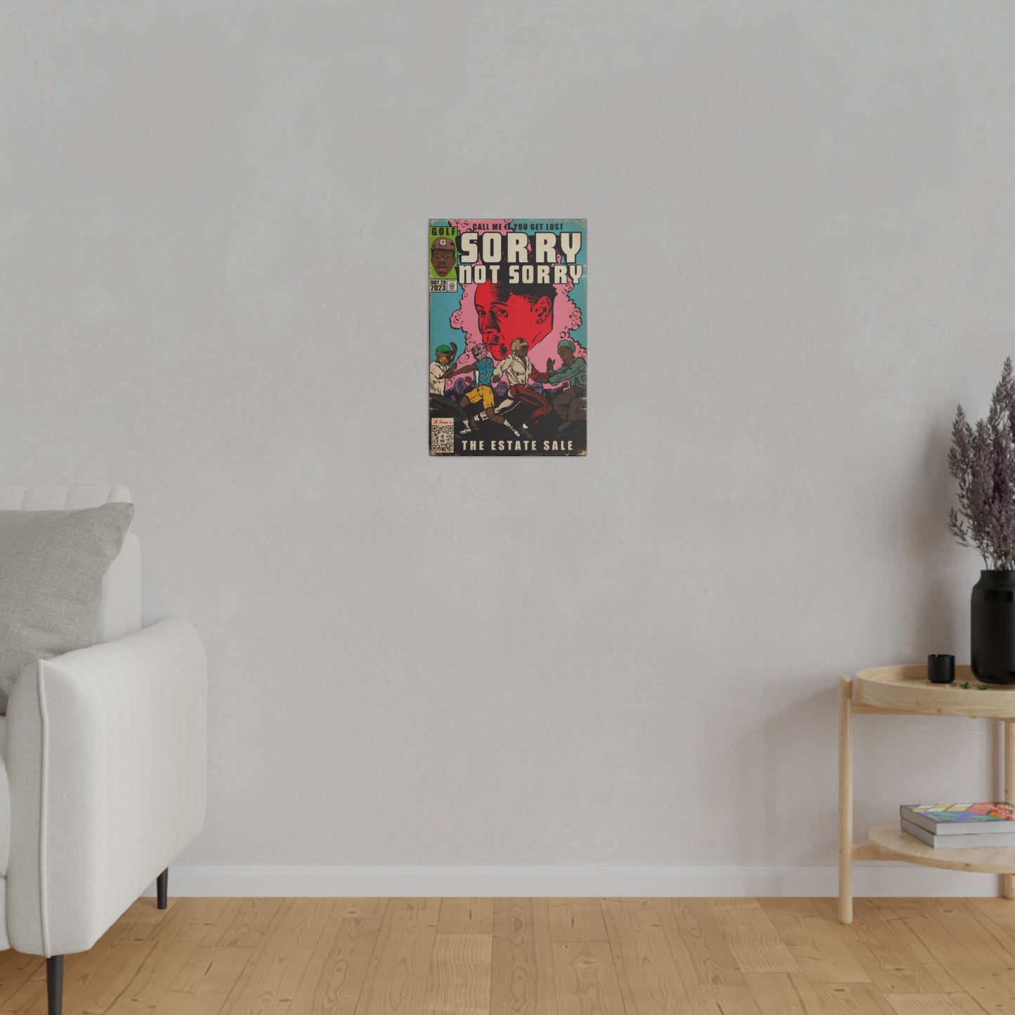 Tyler, The Creator - Sorry Not Sorry - Matte Canvas, Stretched, 0.75"