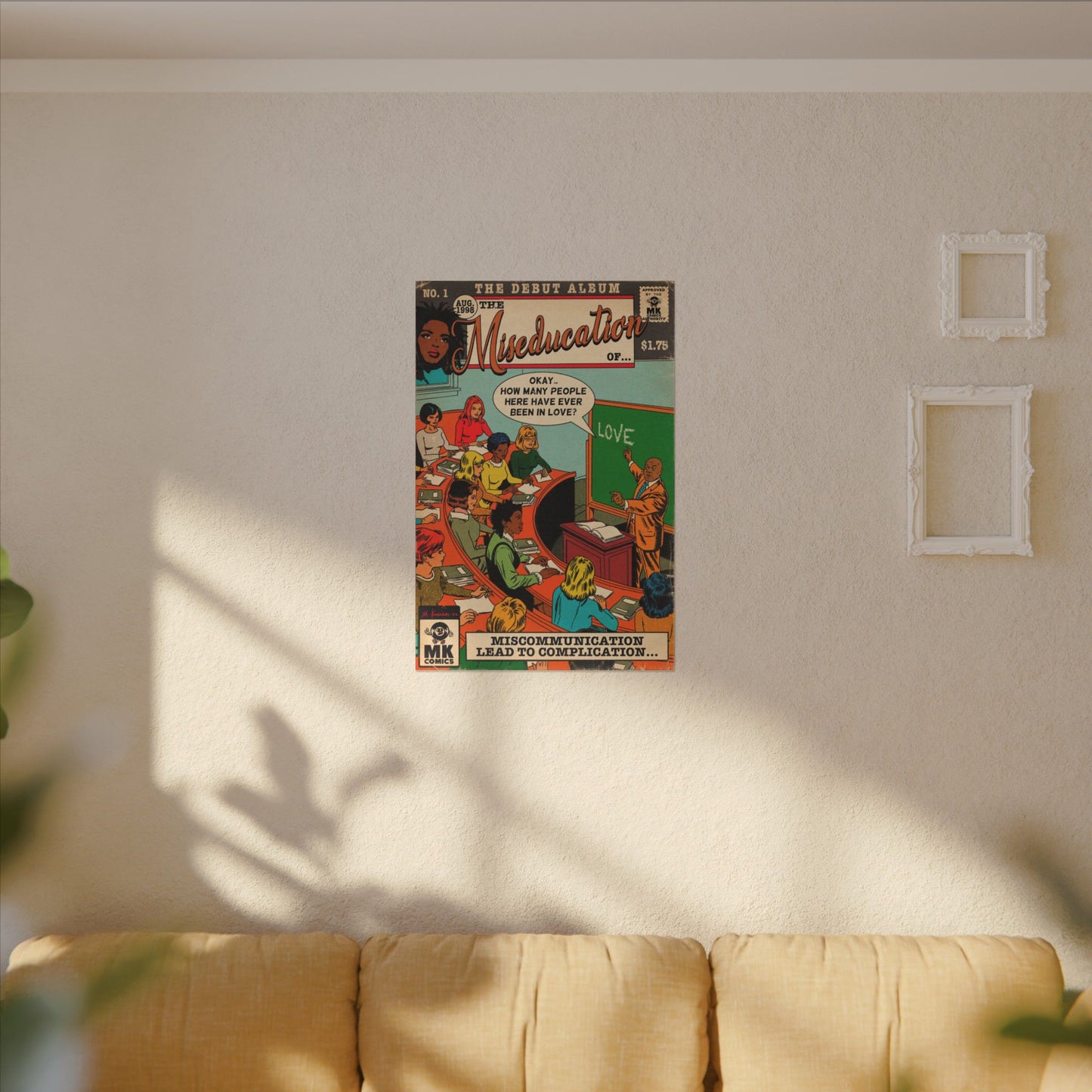 The Miseducation of.. - Matte Canvas, Stretched