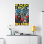 Let God Sort Em Out - Matte Canvas, Stretched, 0.75" (Multi-Size)