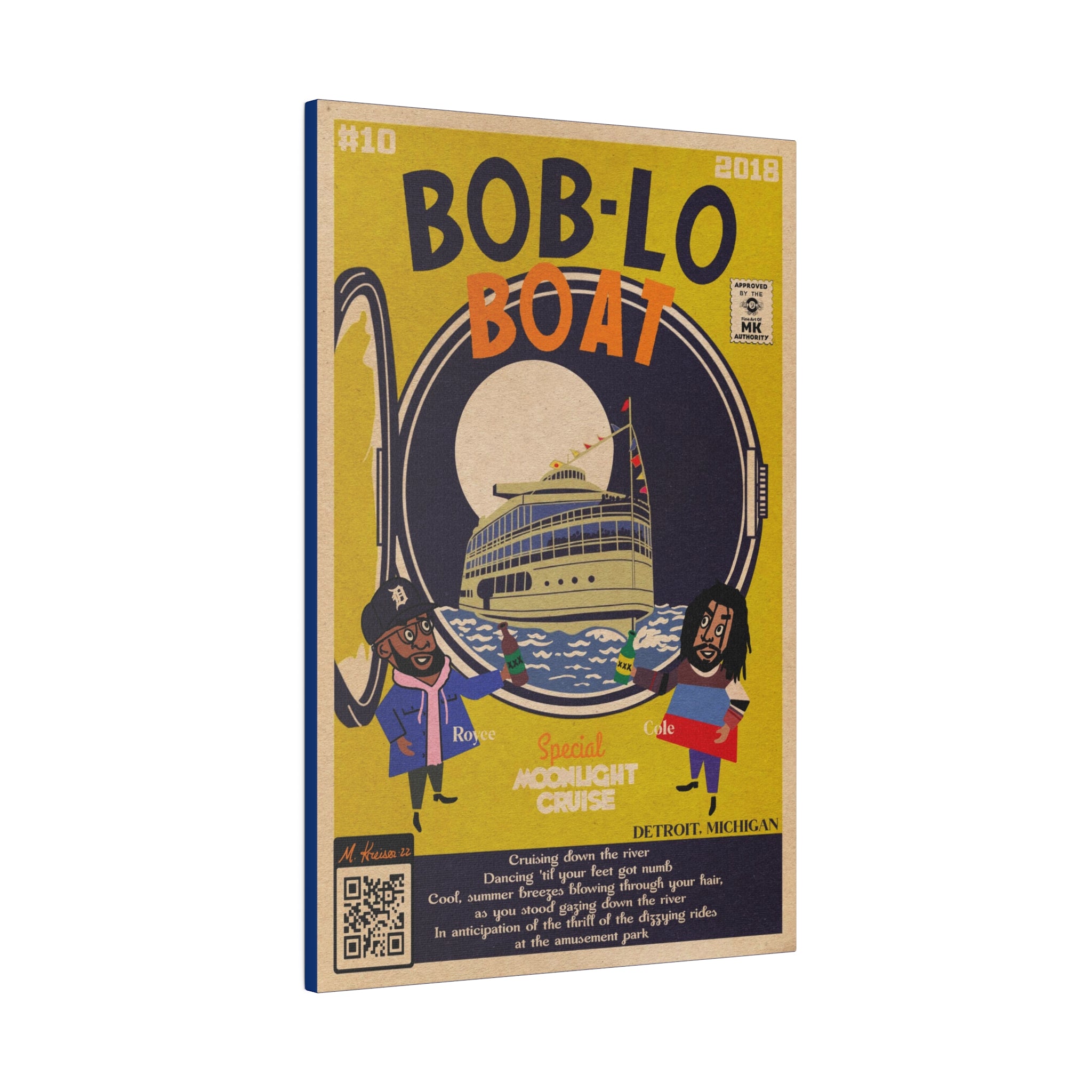 Boblo Boat - Matte Canvas, Stretched