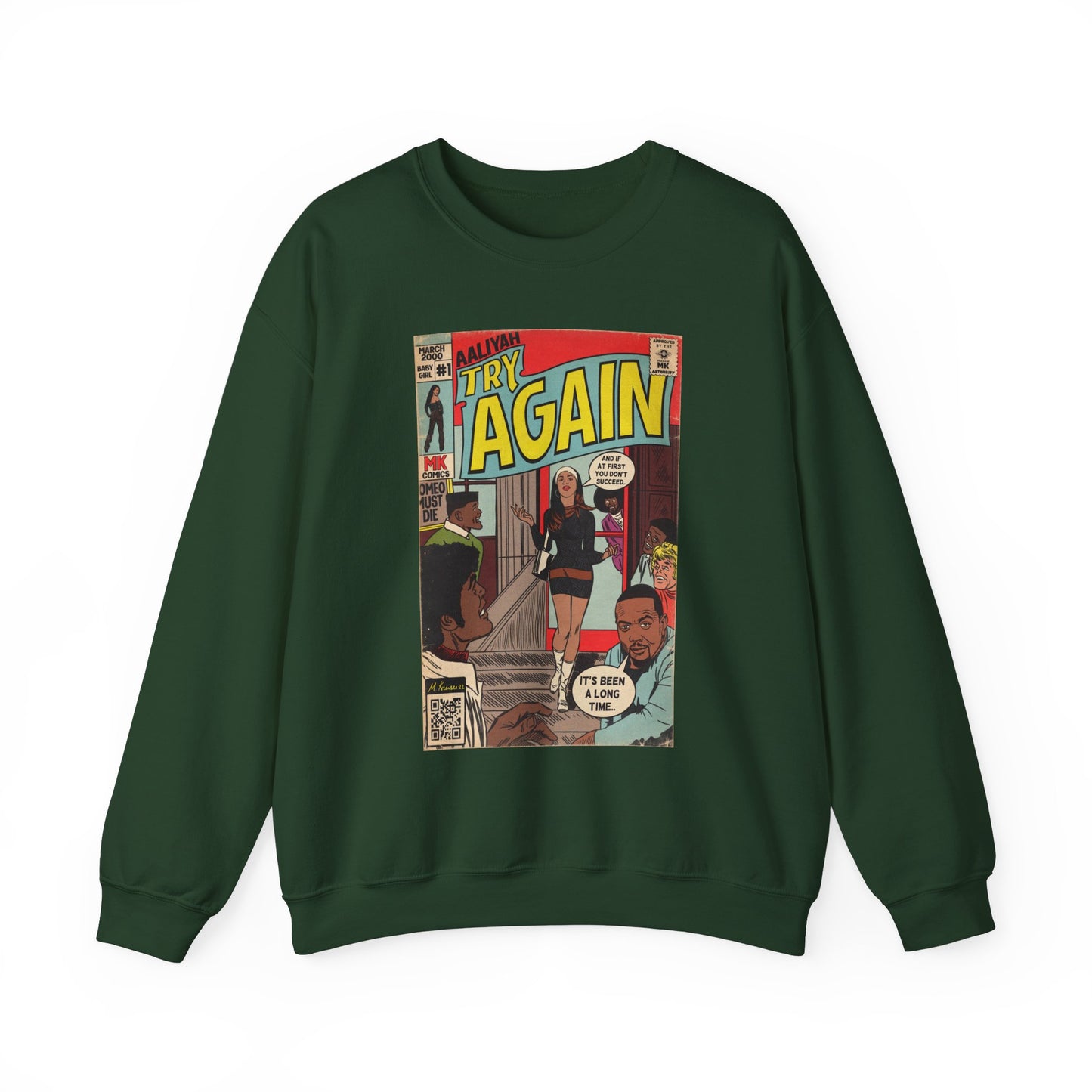 Aaliyah - Try Again - Unisex Heavy Blend™ Crewneck Sweatshirt