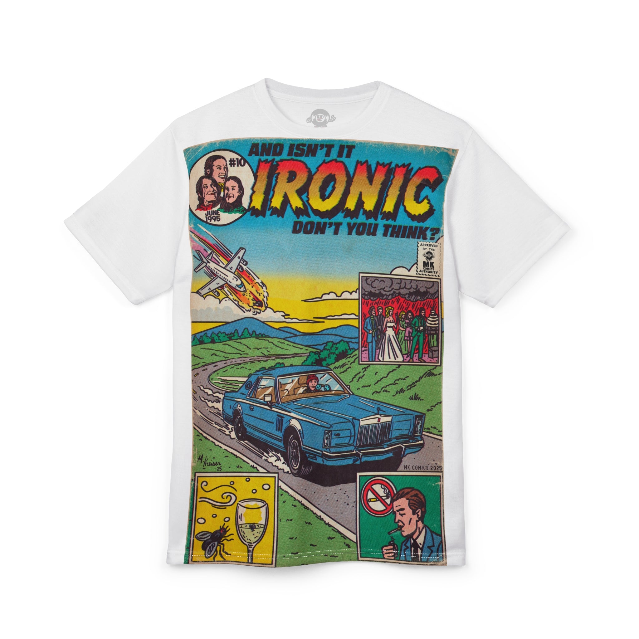 Ironic - Unisex Cut & Sew Tee (AOP)