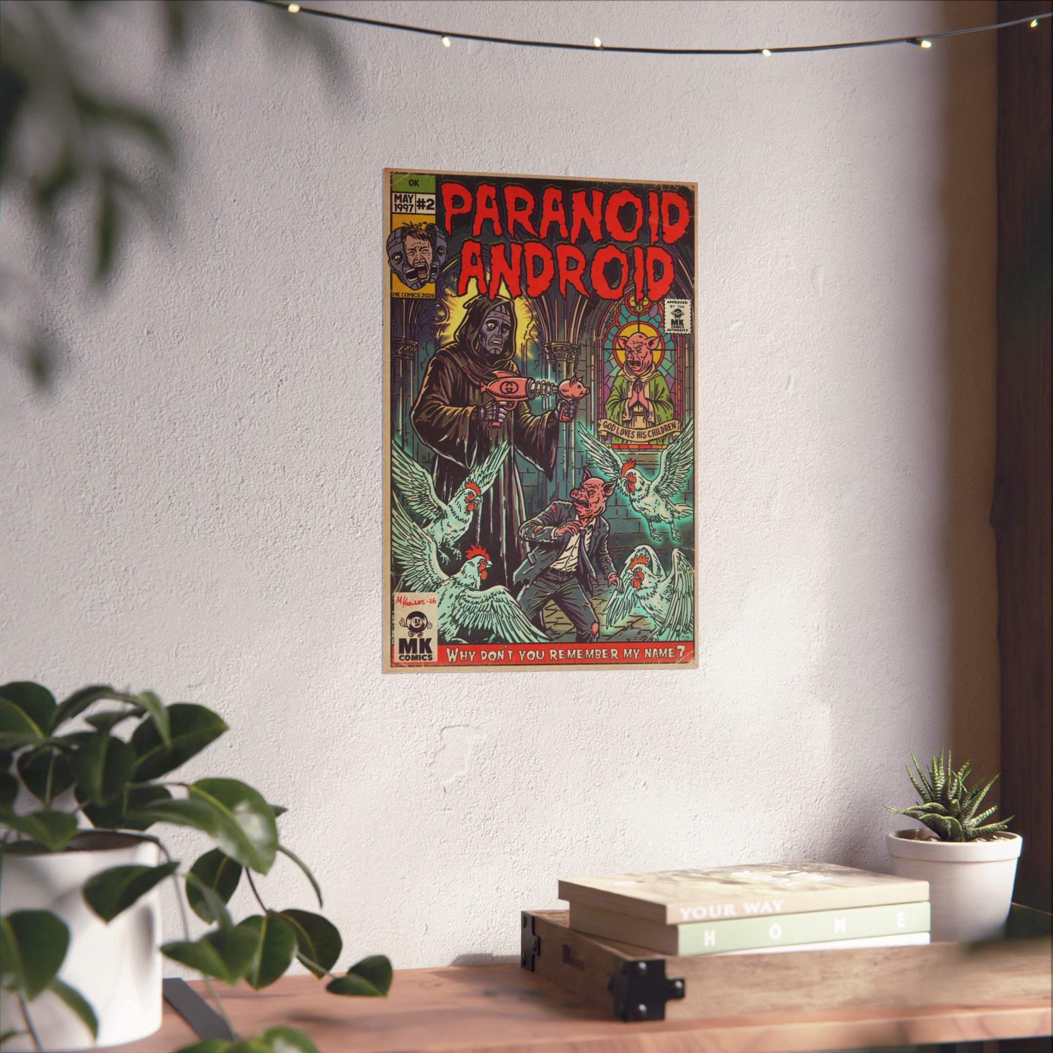 Paranoid Android - Matte Vertical Posters