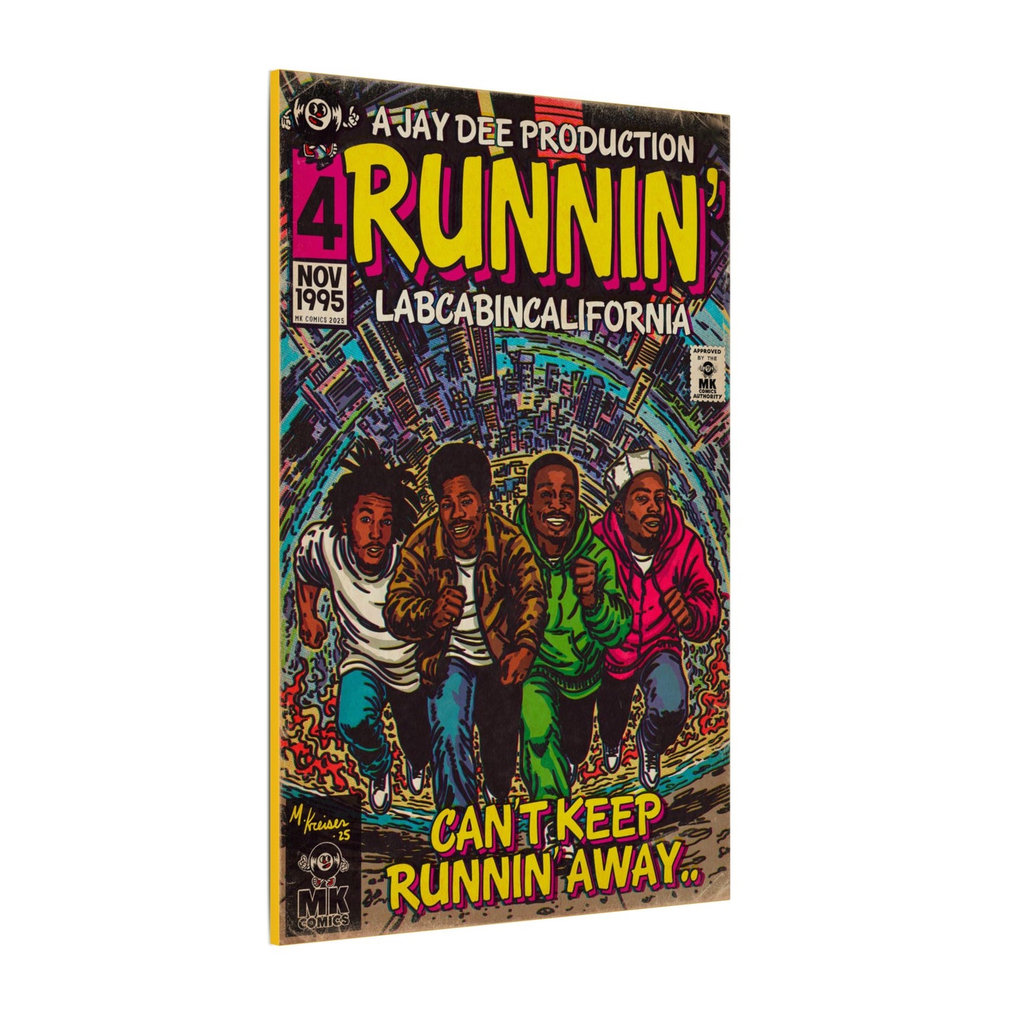 Runnin' - Matte Canvas, Stretched, 0.75" (Multi-Size)