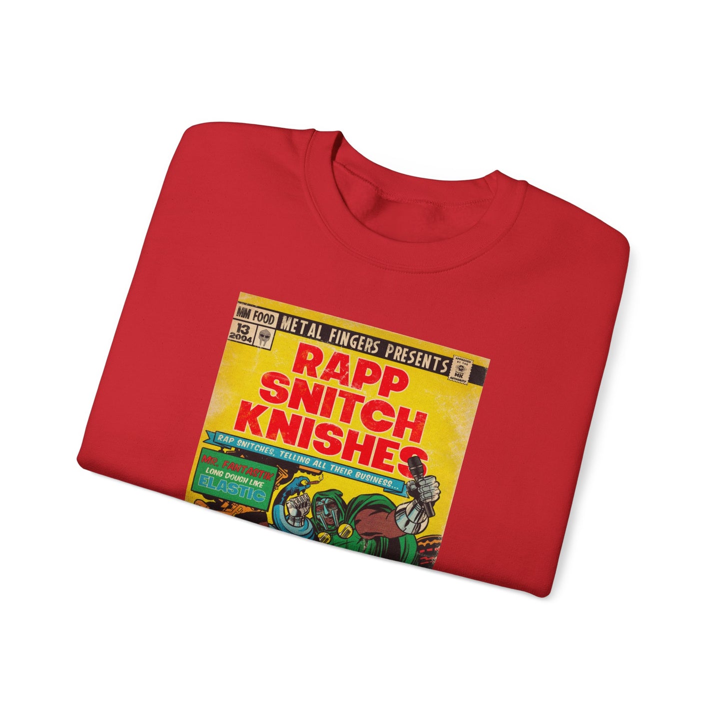 MF DOOM -Rapp Snitch Knishes - Unisex Heavy Blend™ Crewneck Sweatshirt