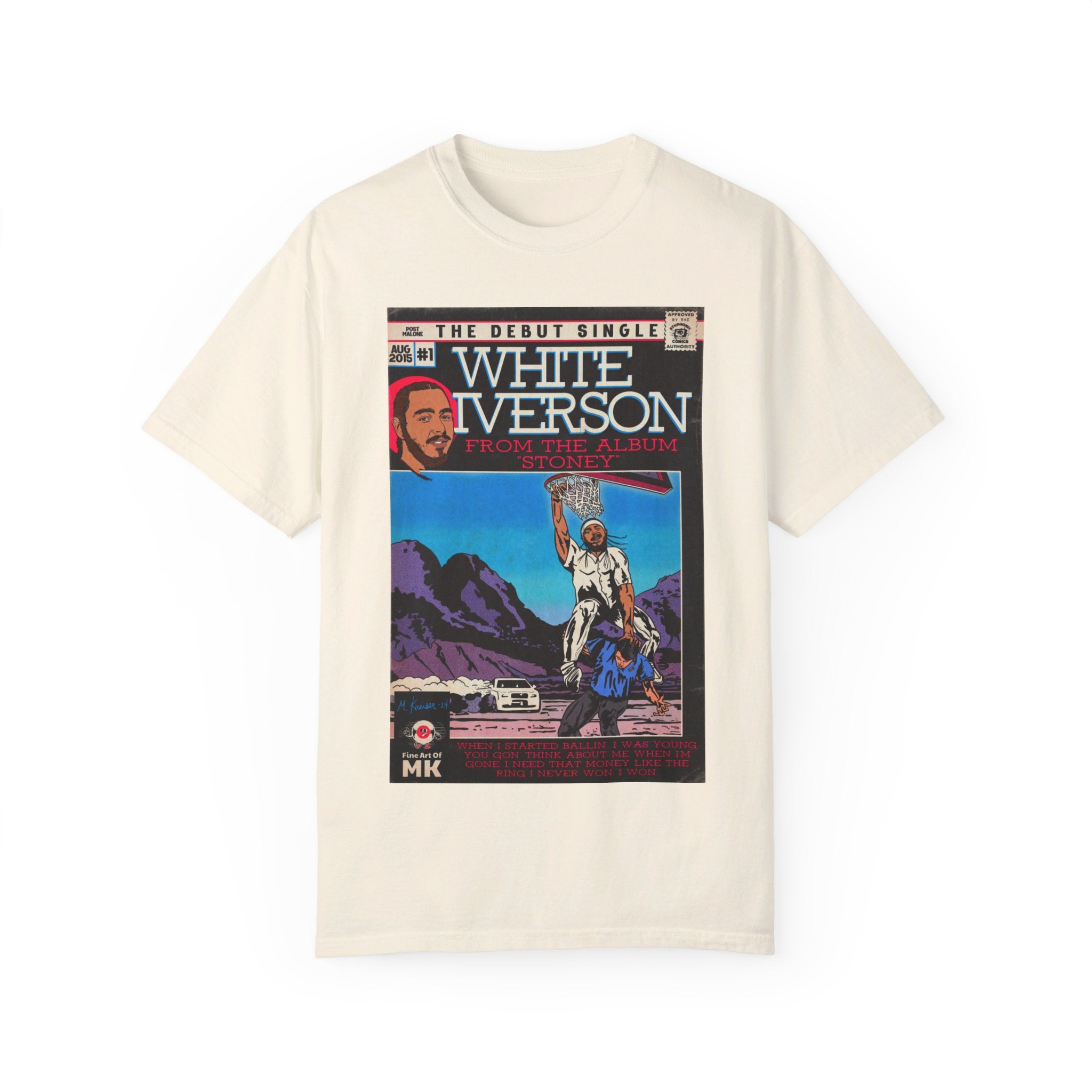 White Iverson - Unisex Comfort Colors T-shirt