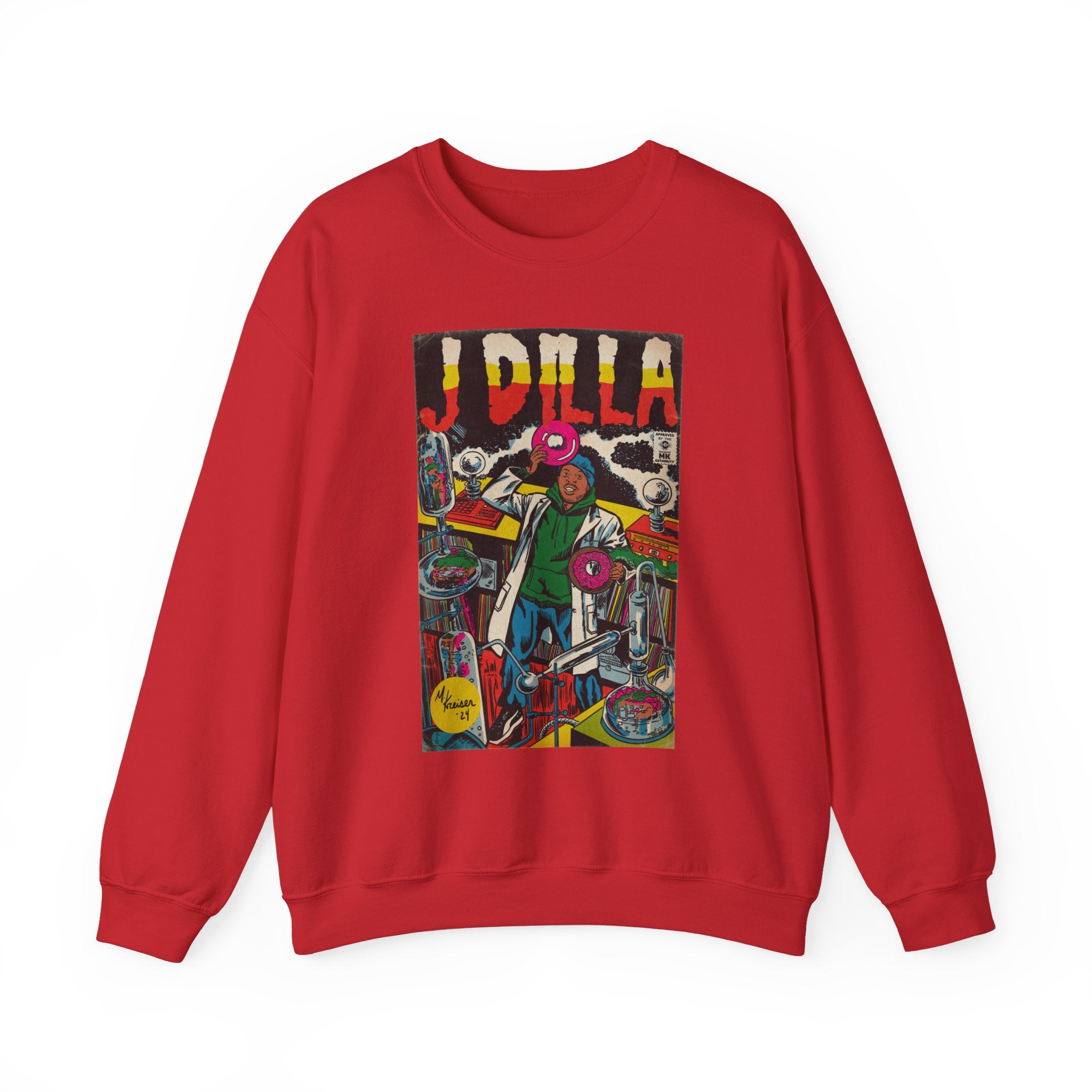 Dilla - Comic Book Art - Unisex Heavy Blend™ Crewneck Sweatshirt