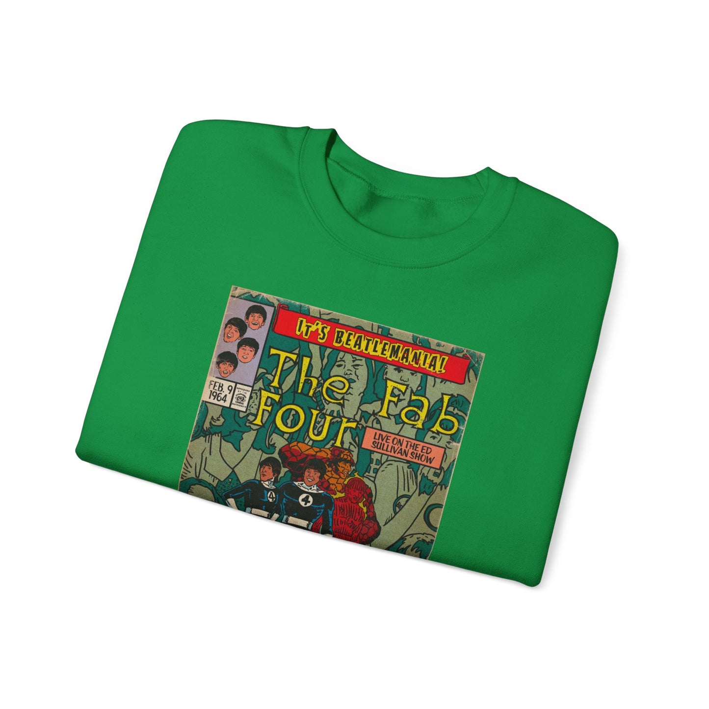 The Beatles - Beatlemania -  Unisex Heavy Blend™ Crewneck Sweatshirt